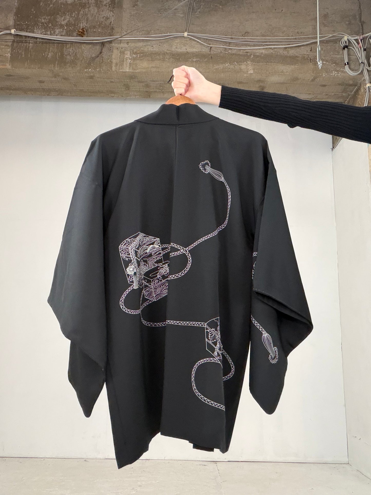 VINTAGE BLACK HAORI "BLK104"