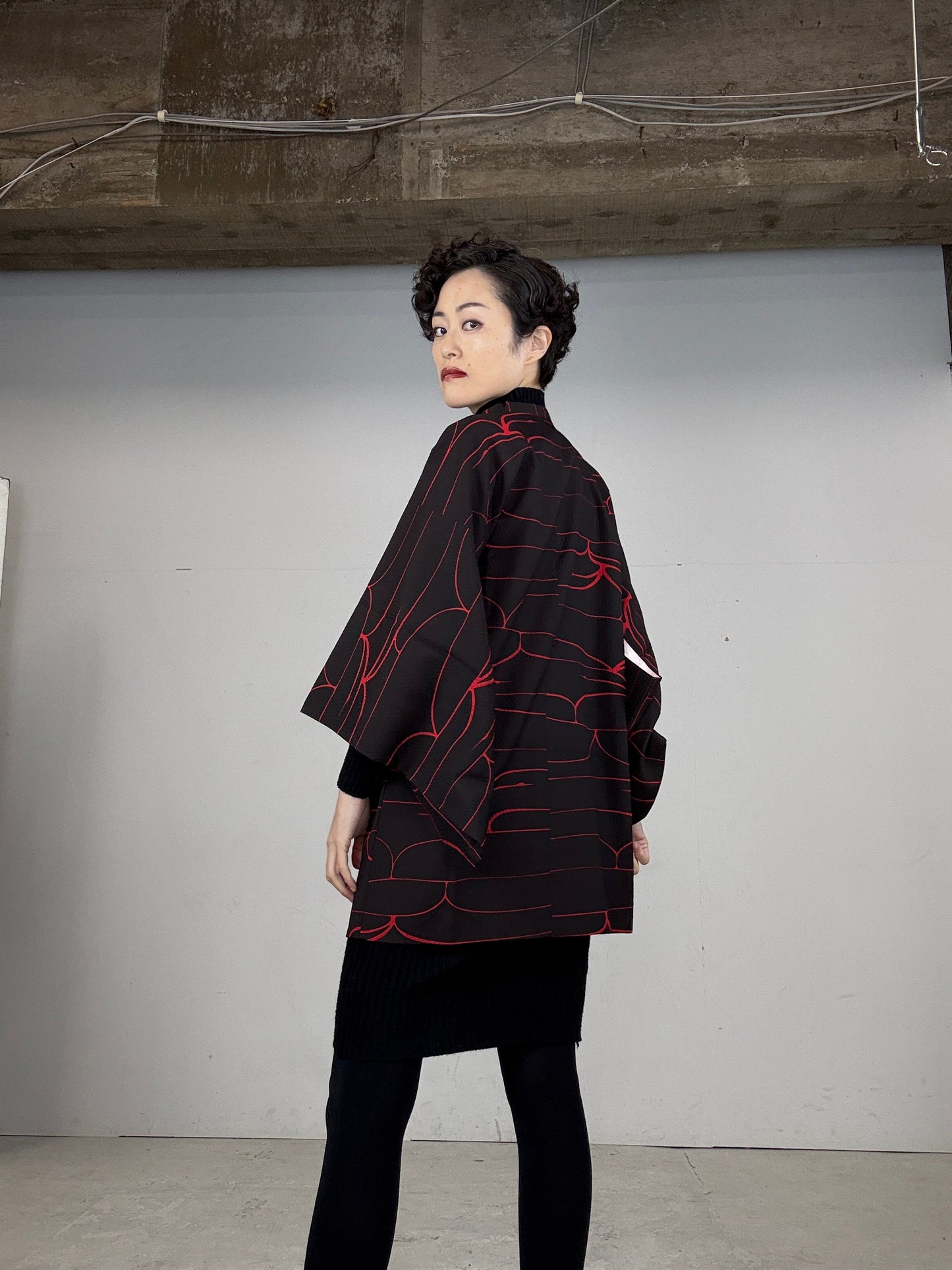 VINTAGE KAWAII MICHIYUKI "black, red"