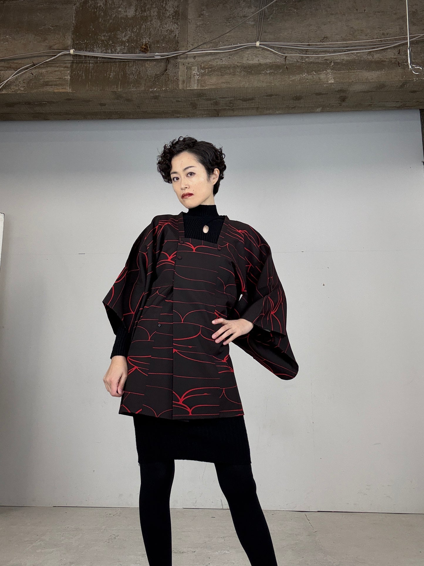 VINTAGE KAWAII MICHIYUKI "black, red"