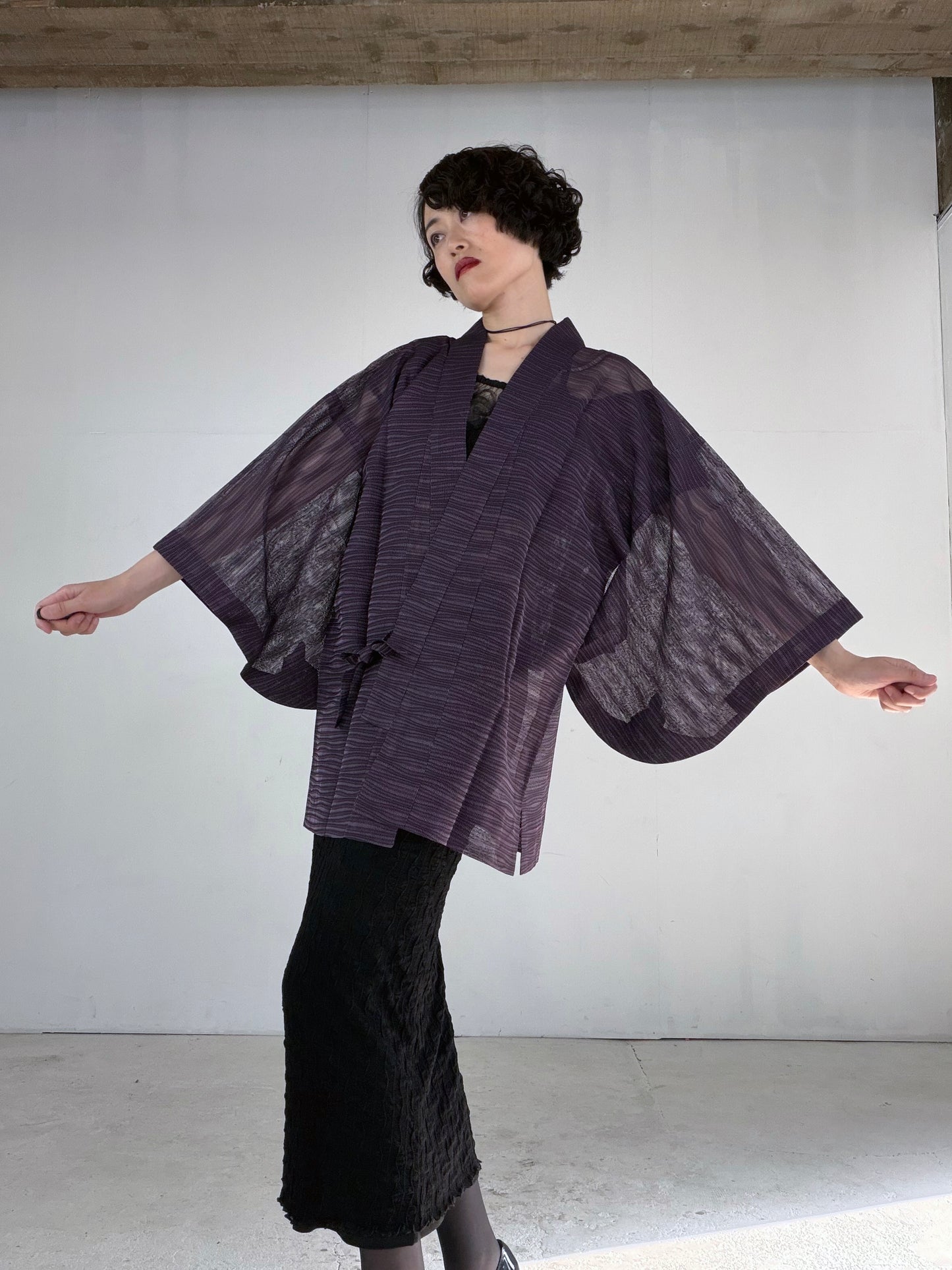 VINTAGE KAWAII DOUCHU=GI "ara-sha, murasaki, SHH048"