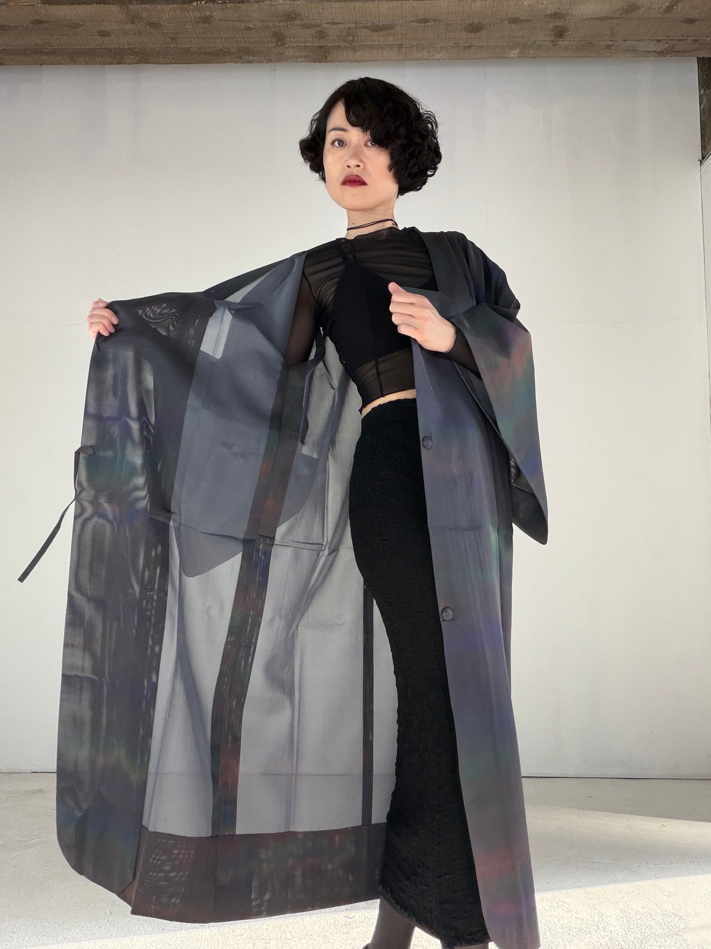 VINTAGE KAWAII MICHIYUKI SHEER “sha, coat, SHH049"