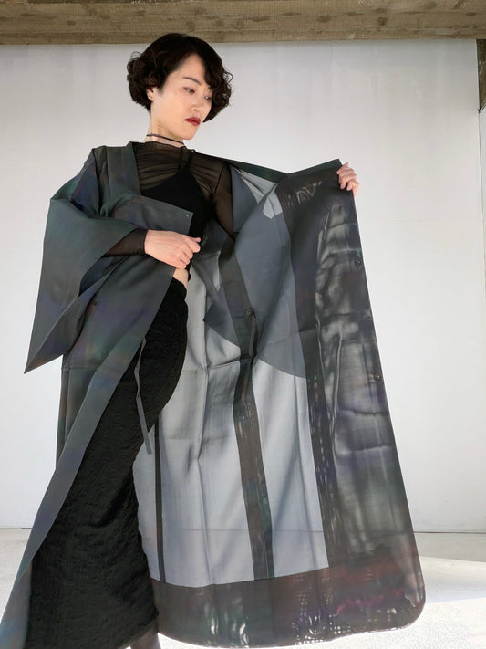 VINTAGE KAWAII MICHIYUKI SHEER “sha, coat, SHH049"