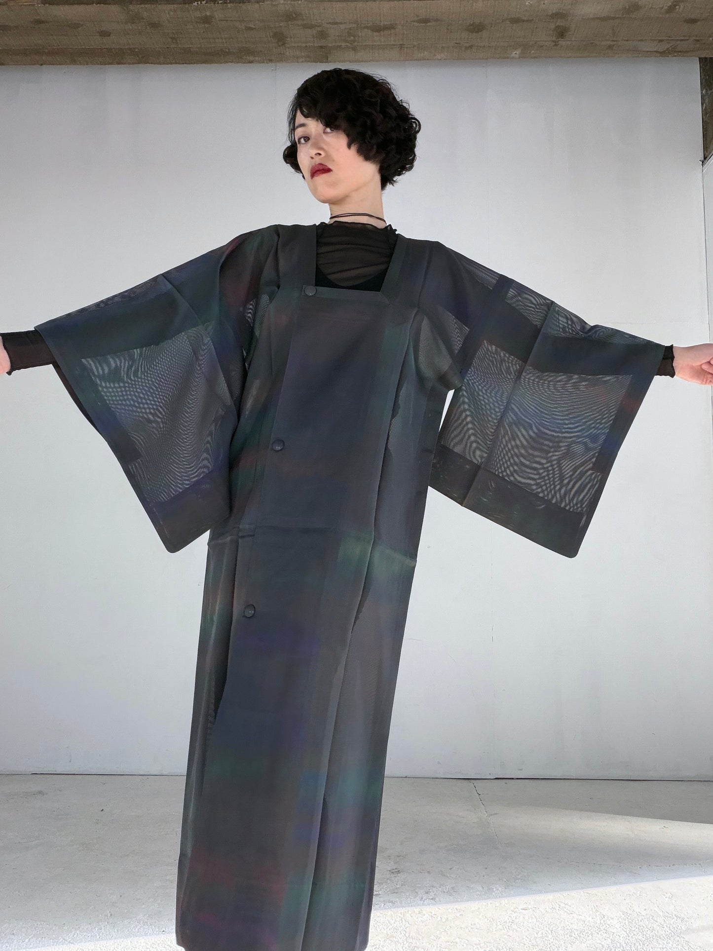VINTAGE KAWAII MICHIYUKI SHEER “sha, coat, SHH049"