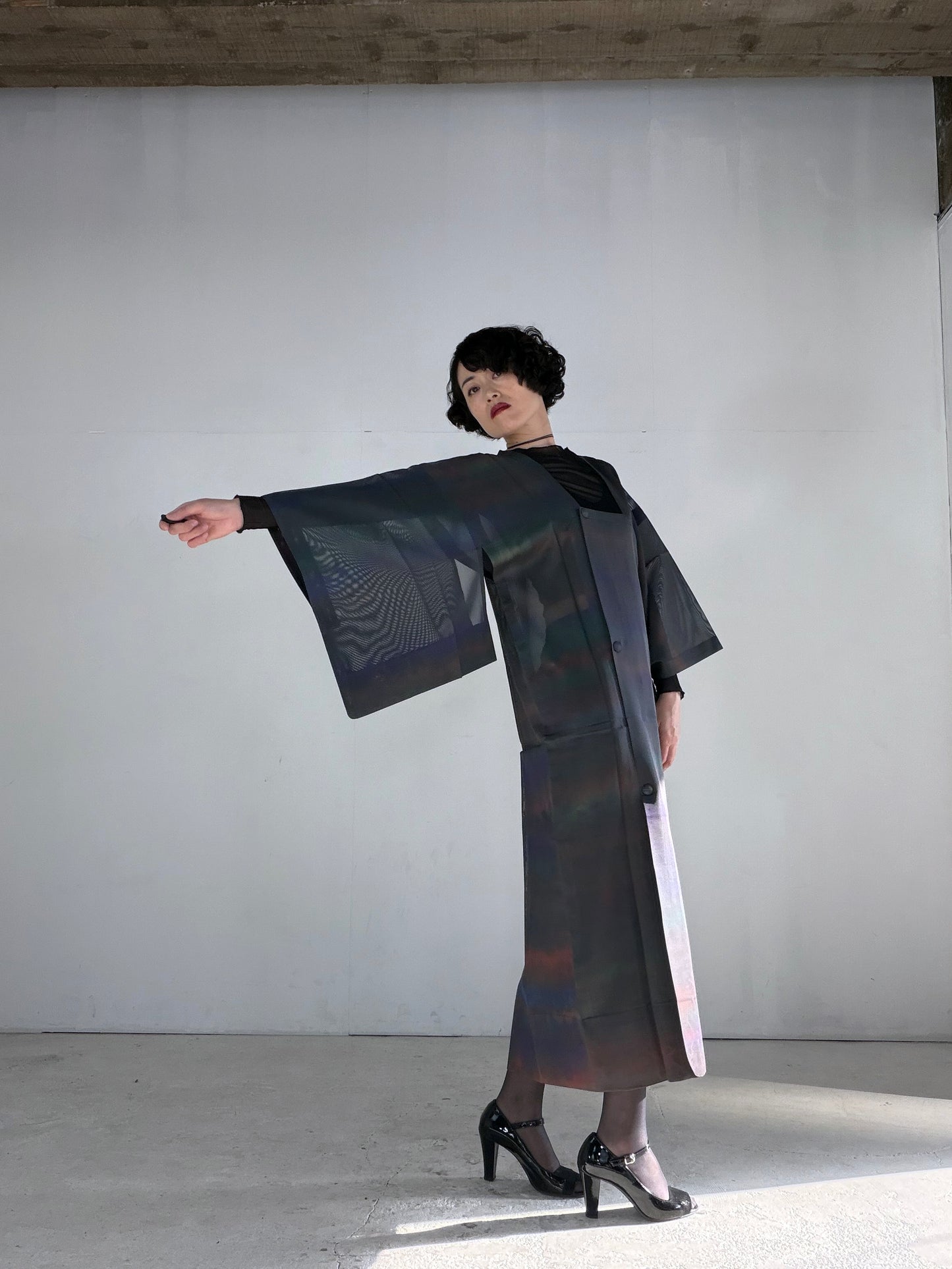 VINTAGE KAWAII MICHIYUKI SHEER “sha, coat, SHH049"