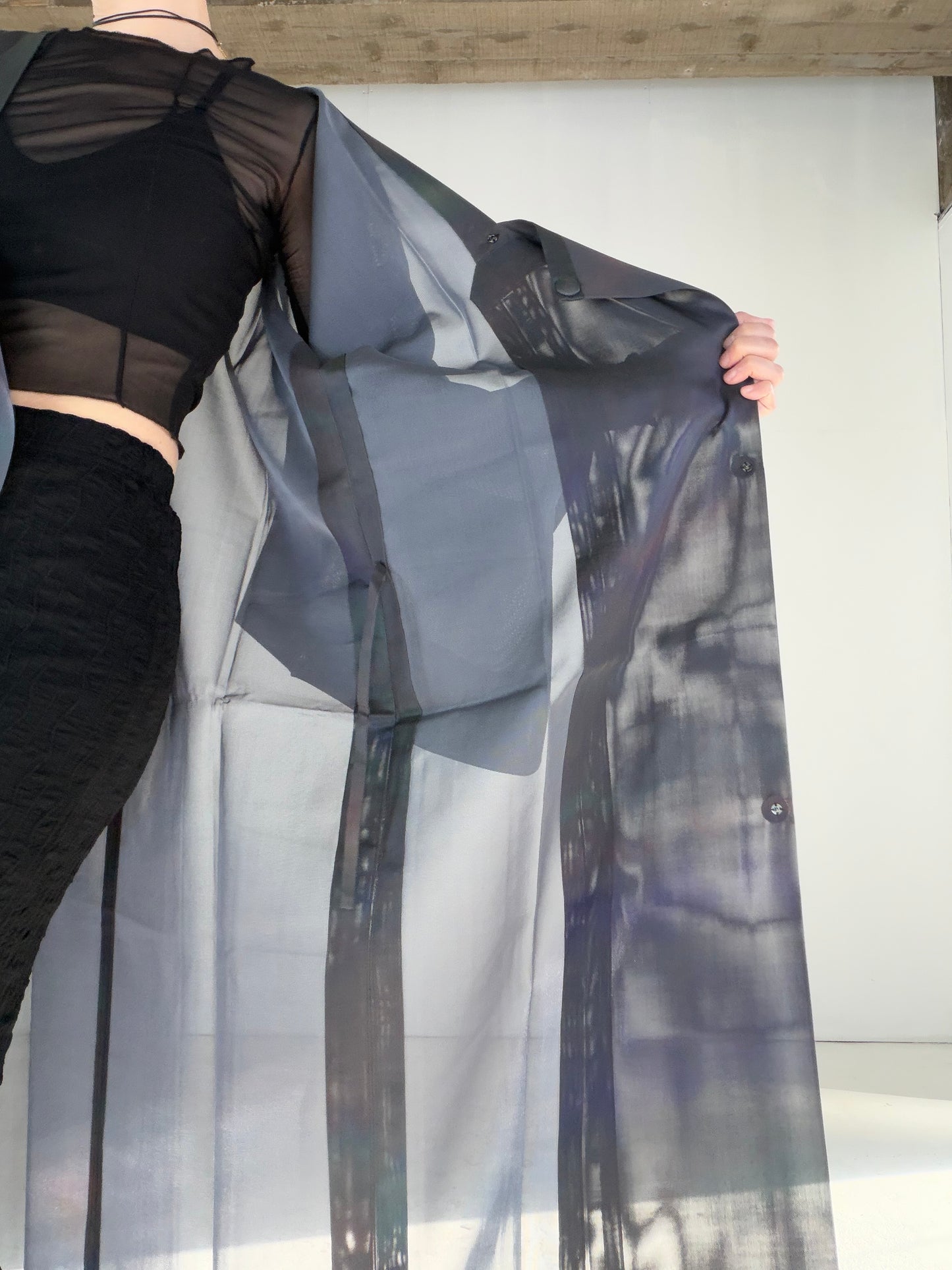 VINTAGE KAWAII MICHIYUKI SHEER “sha, coat, SHH049"