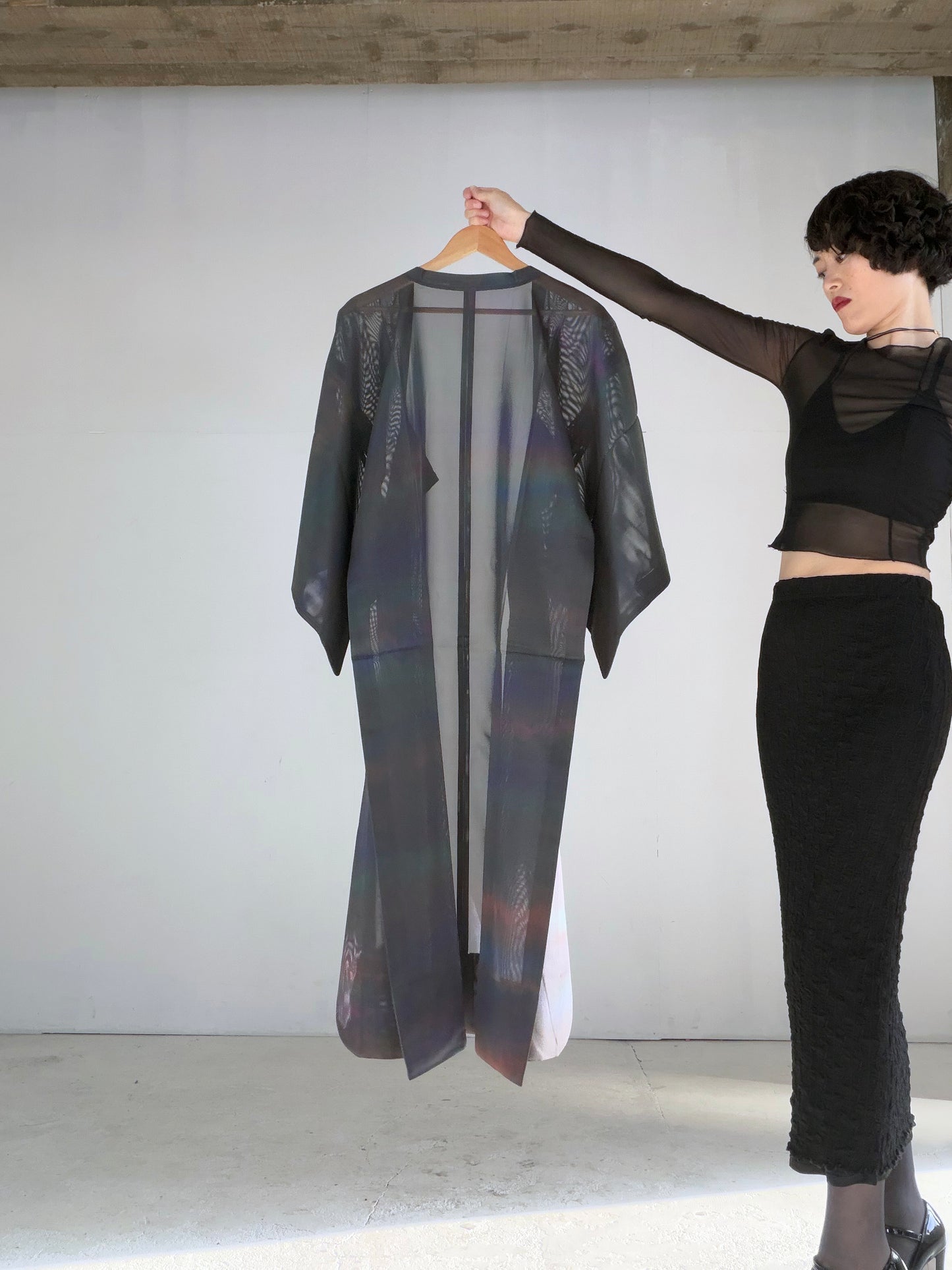 VINTAGE KAWAII MICHIYUKI SHEER “sha, coat, SHH049"