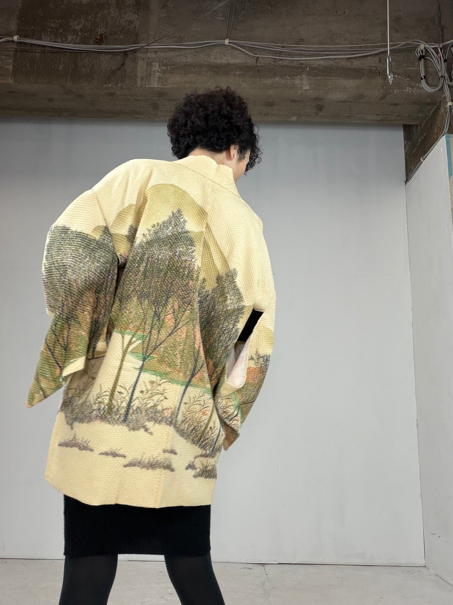 VINTAGE SHIBORI HAORI "hayashi, SIB104"