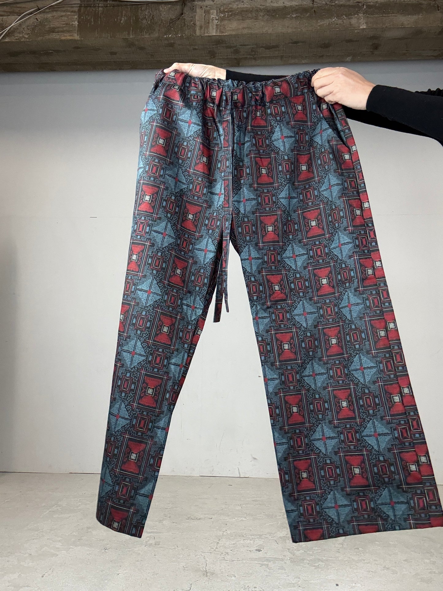 13 Tsumugi HAORI and KIMONO elastic waist pants upcycled from Japanese kimono