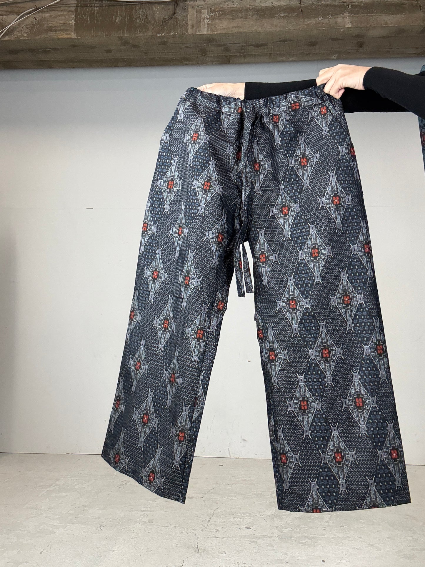 14 Tsumugi HAORI and KIMONO elastic waist pants upcycled from Japanese kimono