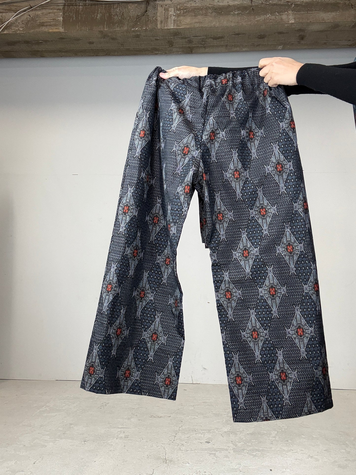 14 Tsumugi HAORI and KIMONO elastic waist pants upcycled from Japanese kimono