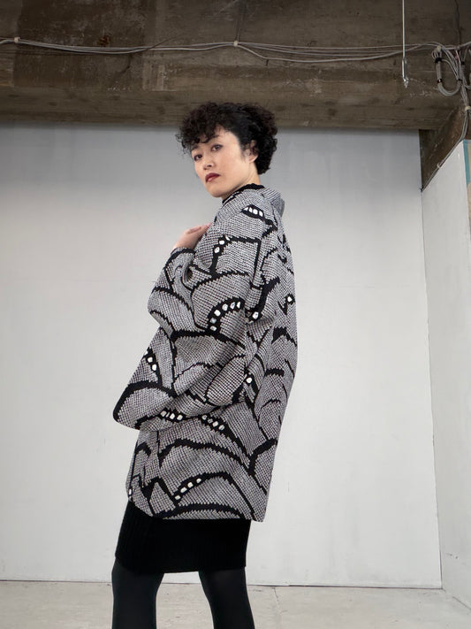 VINTAGE SHIBORI HAORI "hanen, SIB108"