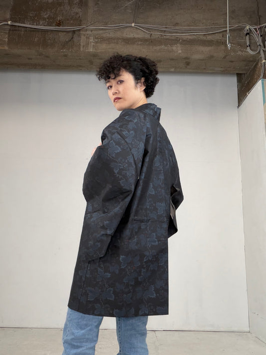 VINTAGE KAWAII HAORI "tsumugi, KAW102"