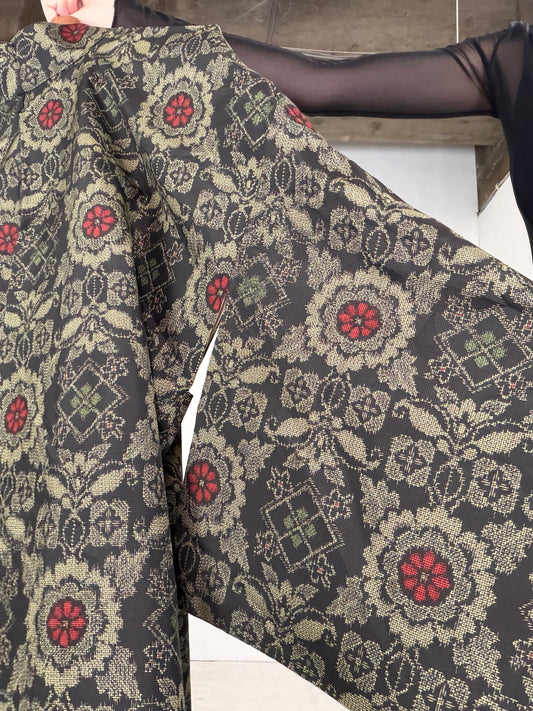 VINTAGE KAWAII HAORI "tsumugi, KAW103"