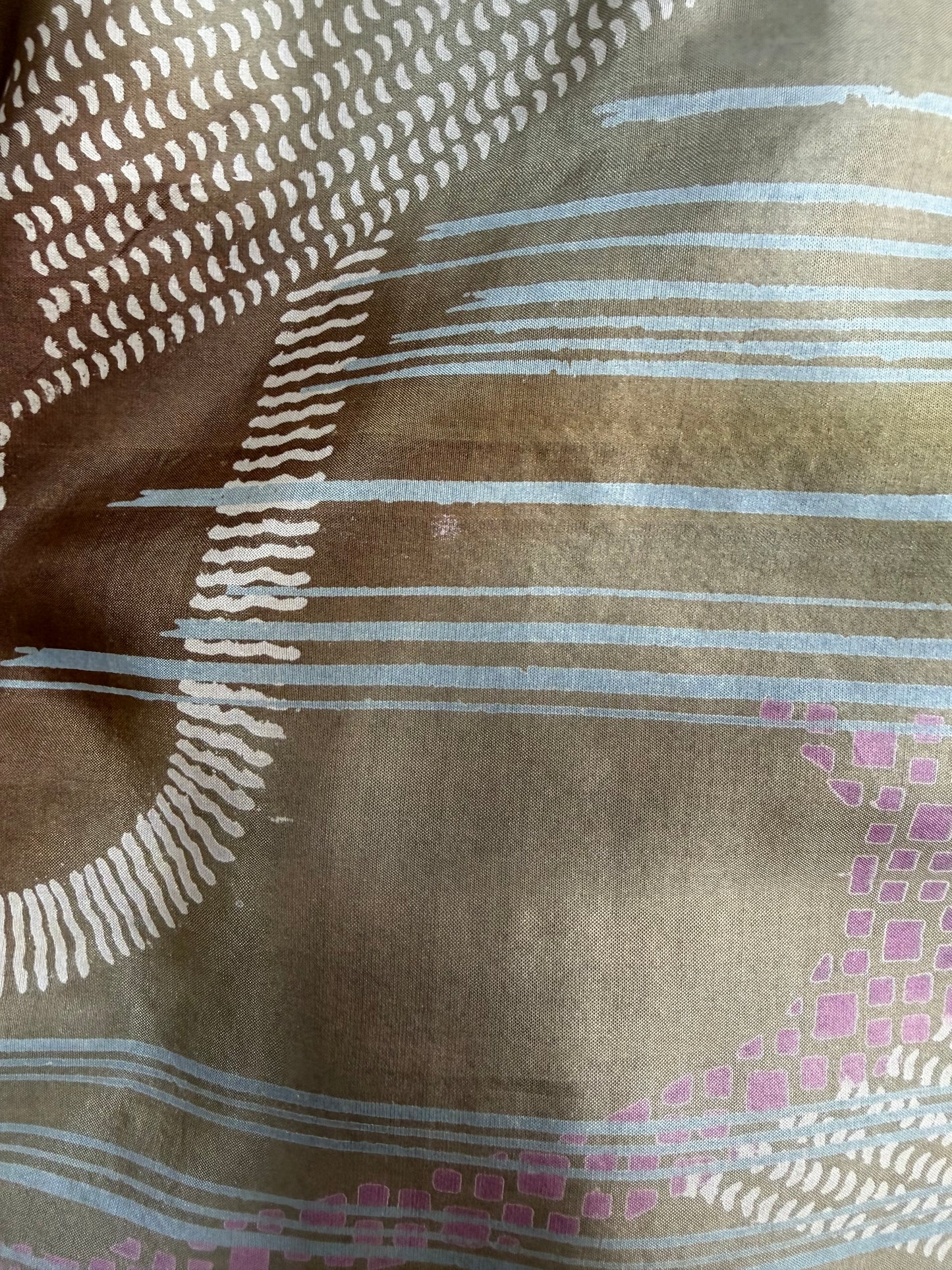 VINTAGE KUROMONTSUKI HAORI "pattern, KUR121" *high-damage