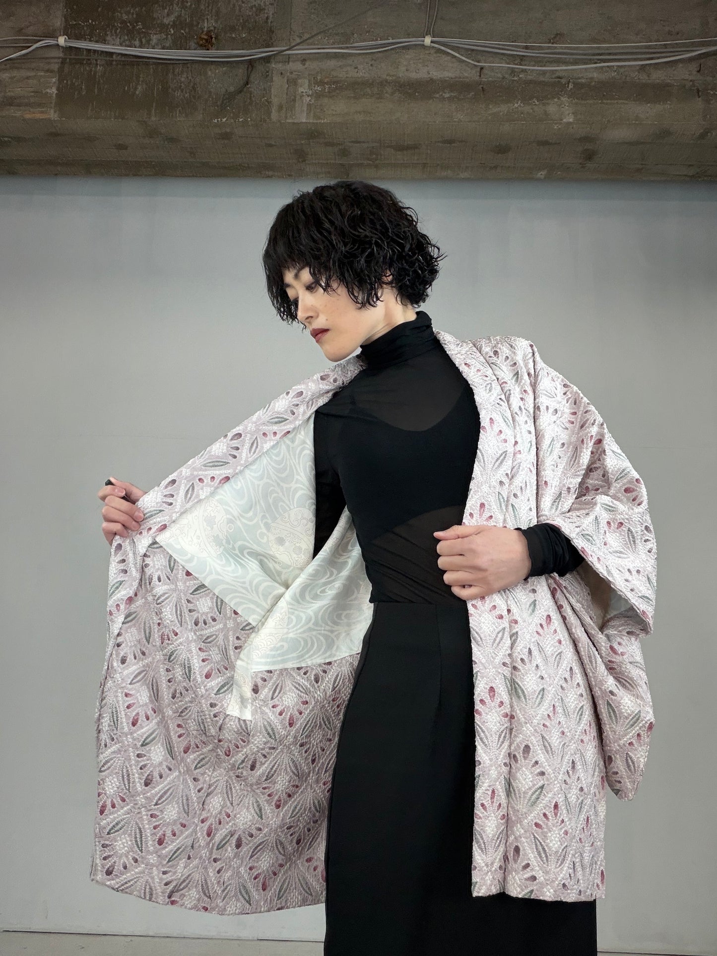 VINTAGE SHIBORI HAORI "SIB189"