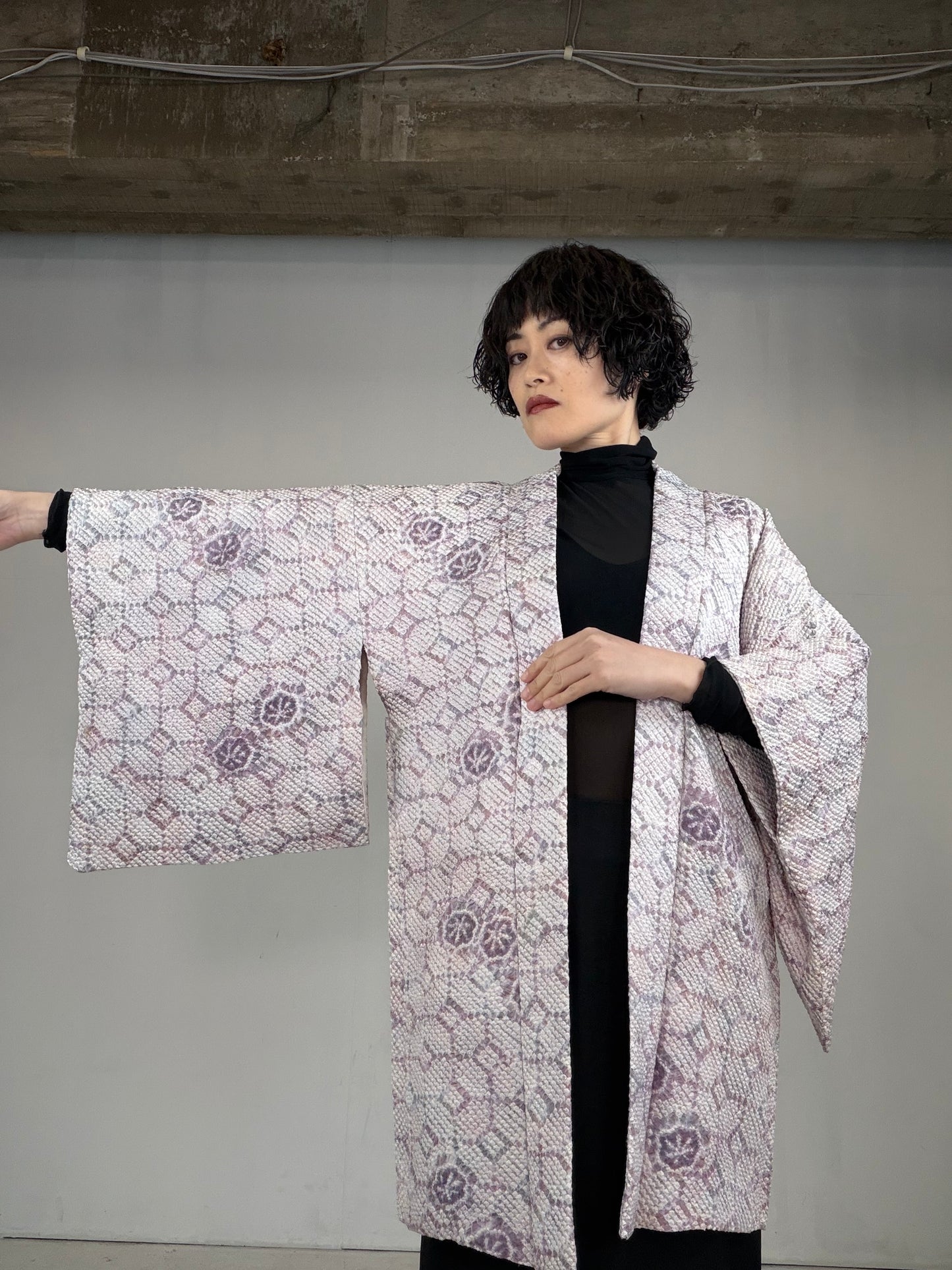 VINTAGE SHIBORI HAORI "SIB190"