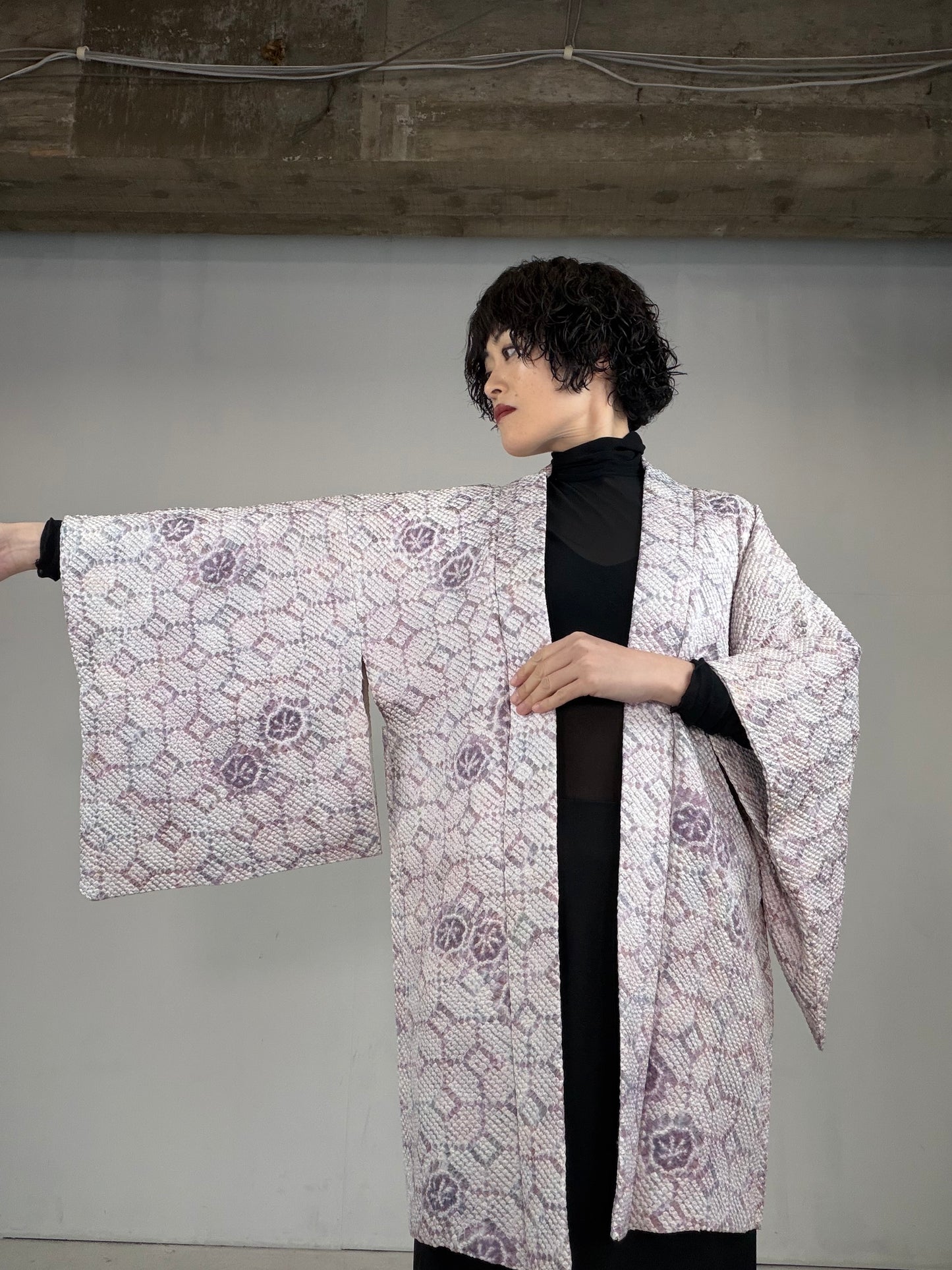 VINTAGE SHIBORI HAORI "SIB190"