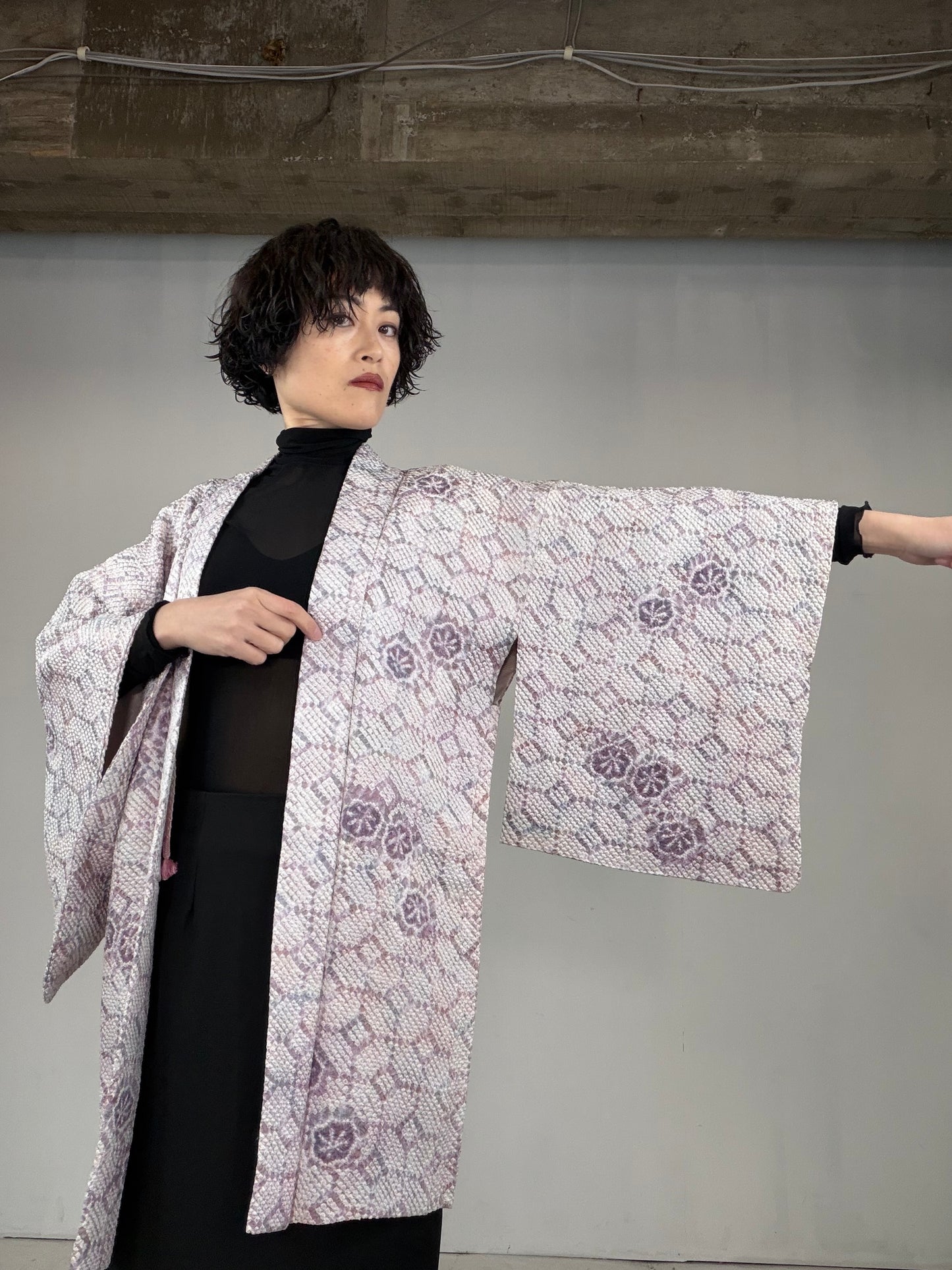 VINTAGE SHIBORI HAORI "SIB190"