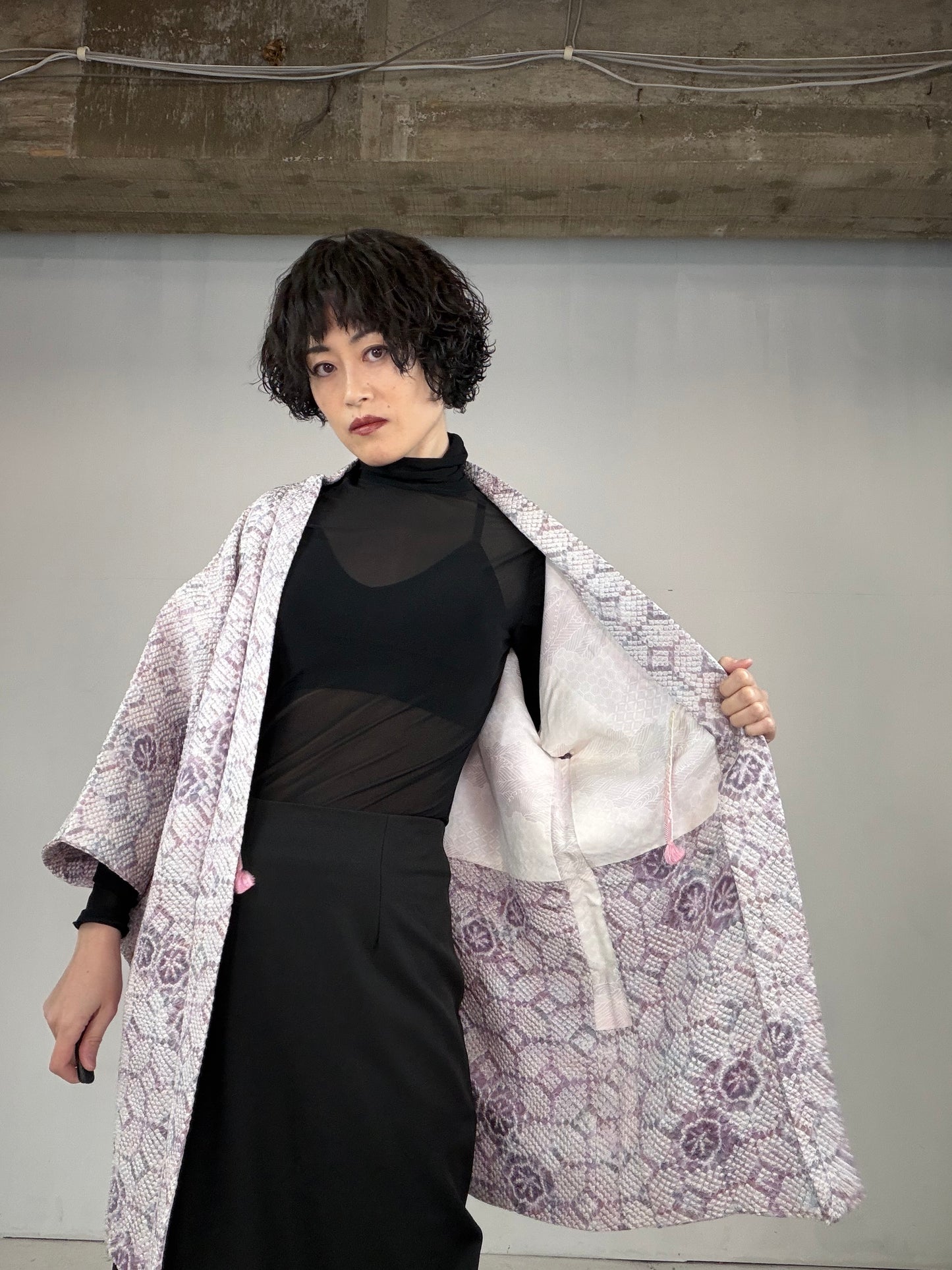 VINTAGE SHIBORI HAORI "SIB190"