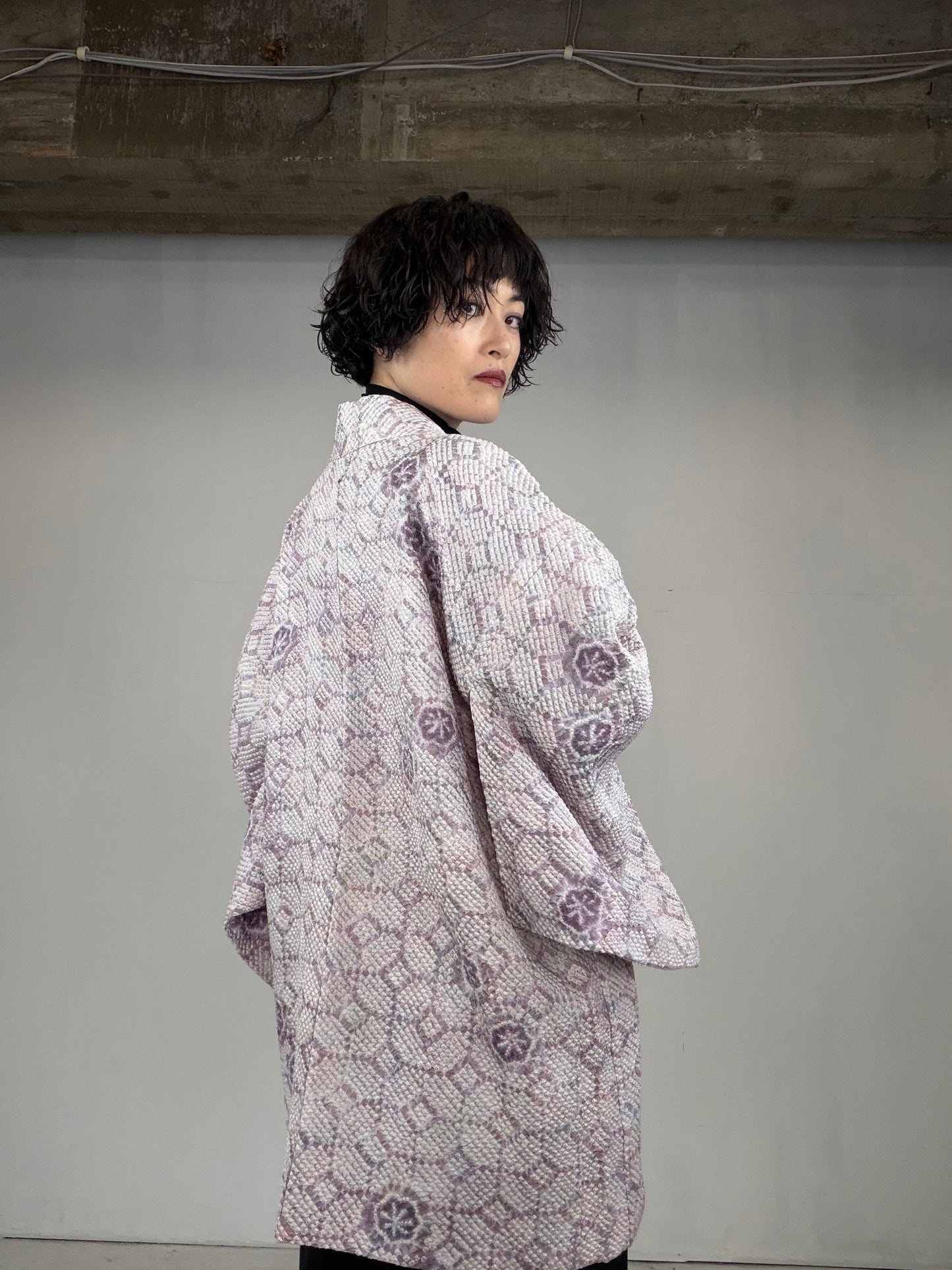 VINTAGE SHIBORI HAORI "SIB190"