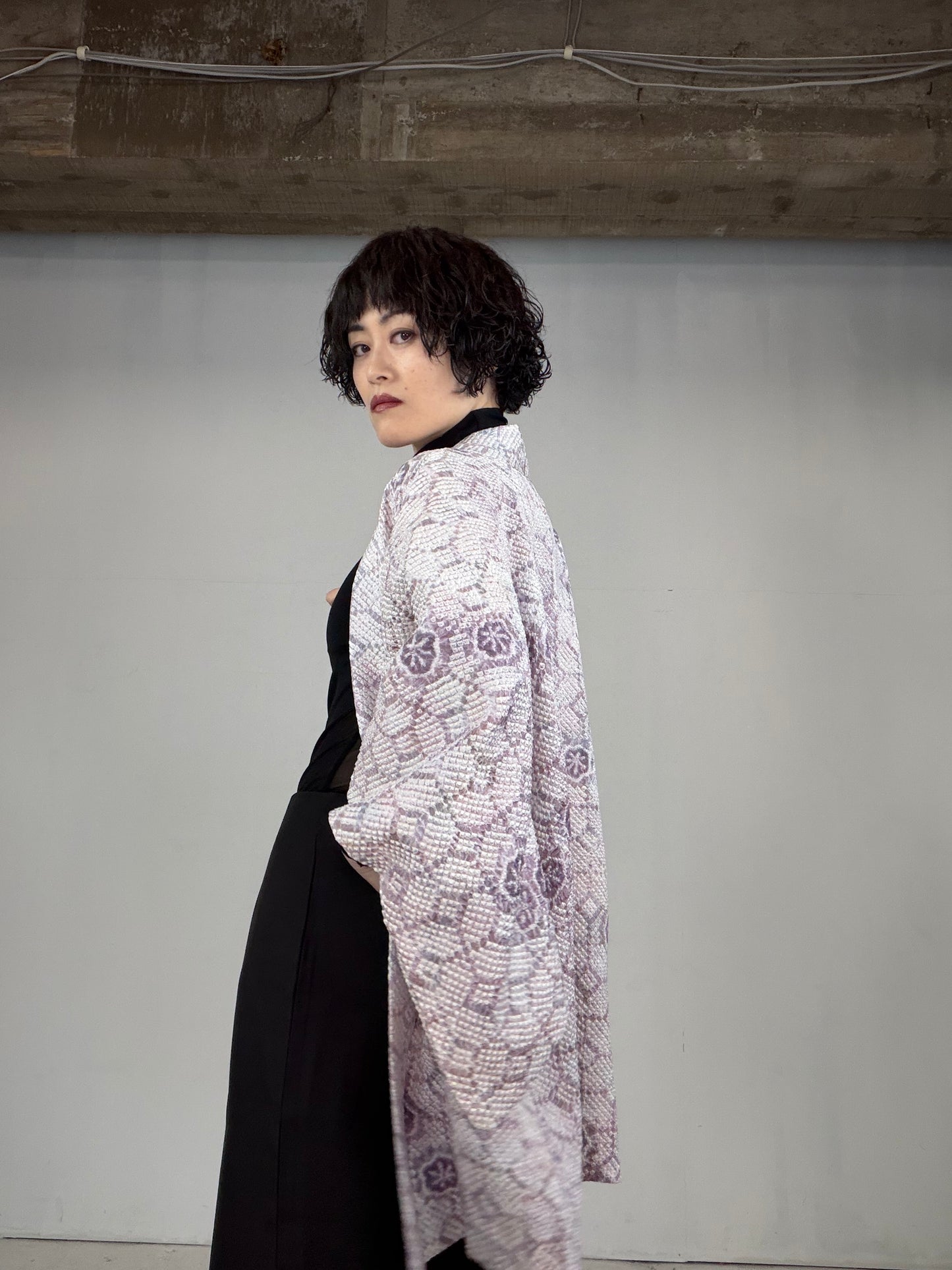 VINTAGE SHIBORI HAORI "SIB190"