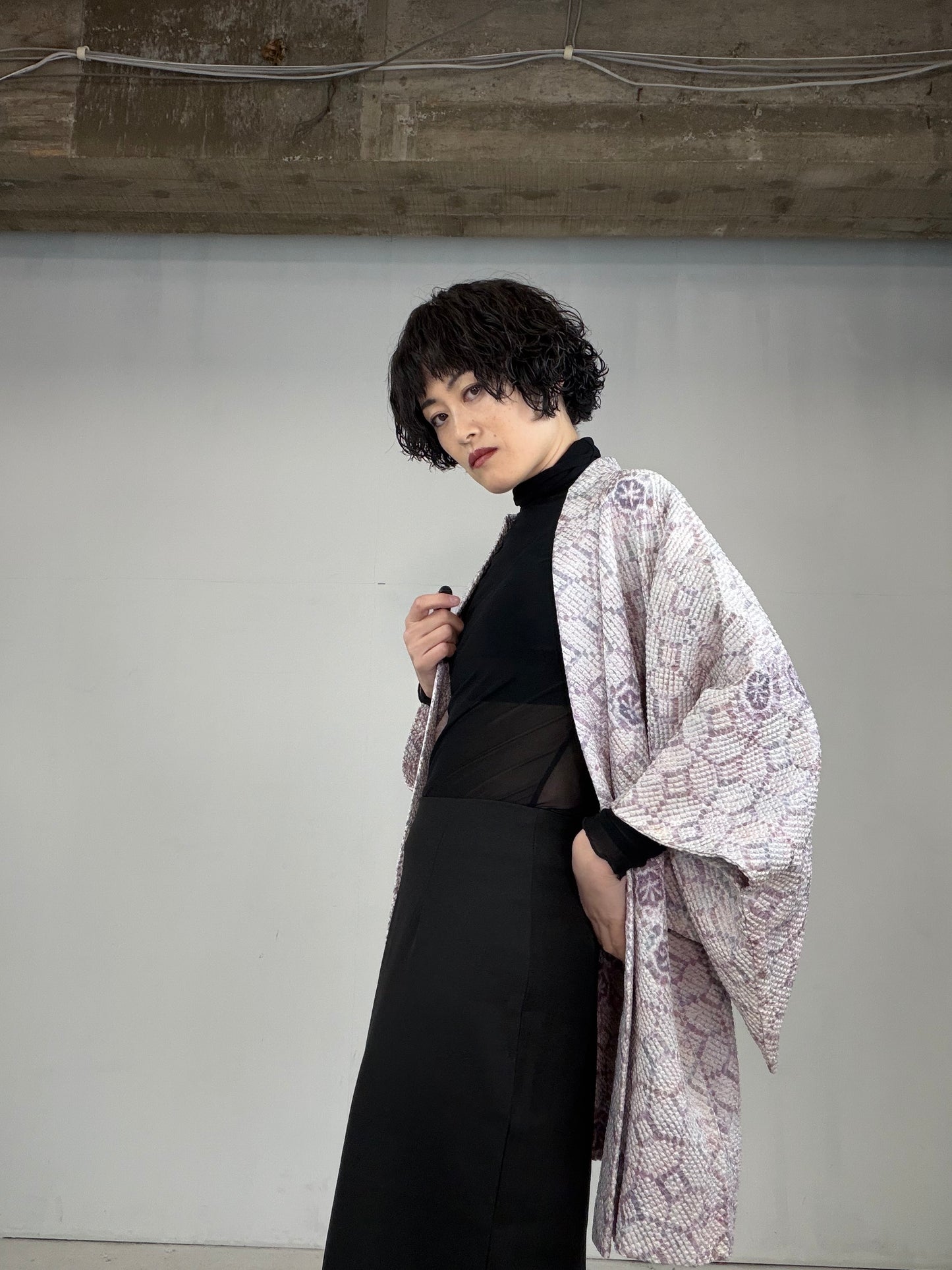 VINTAGE SHIBORI HAORI "SIB190"