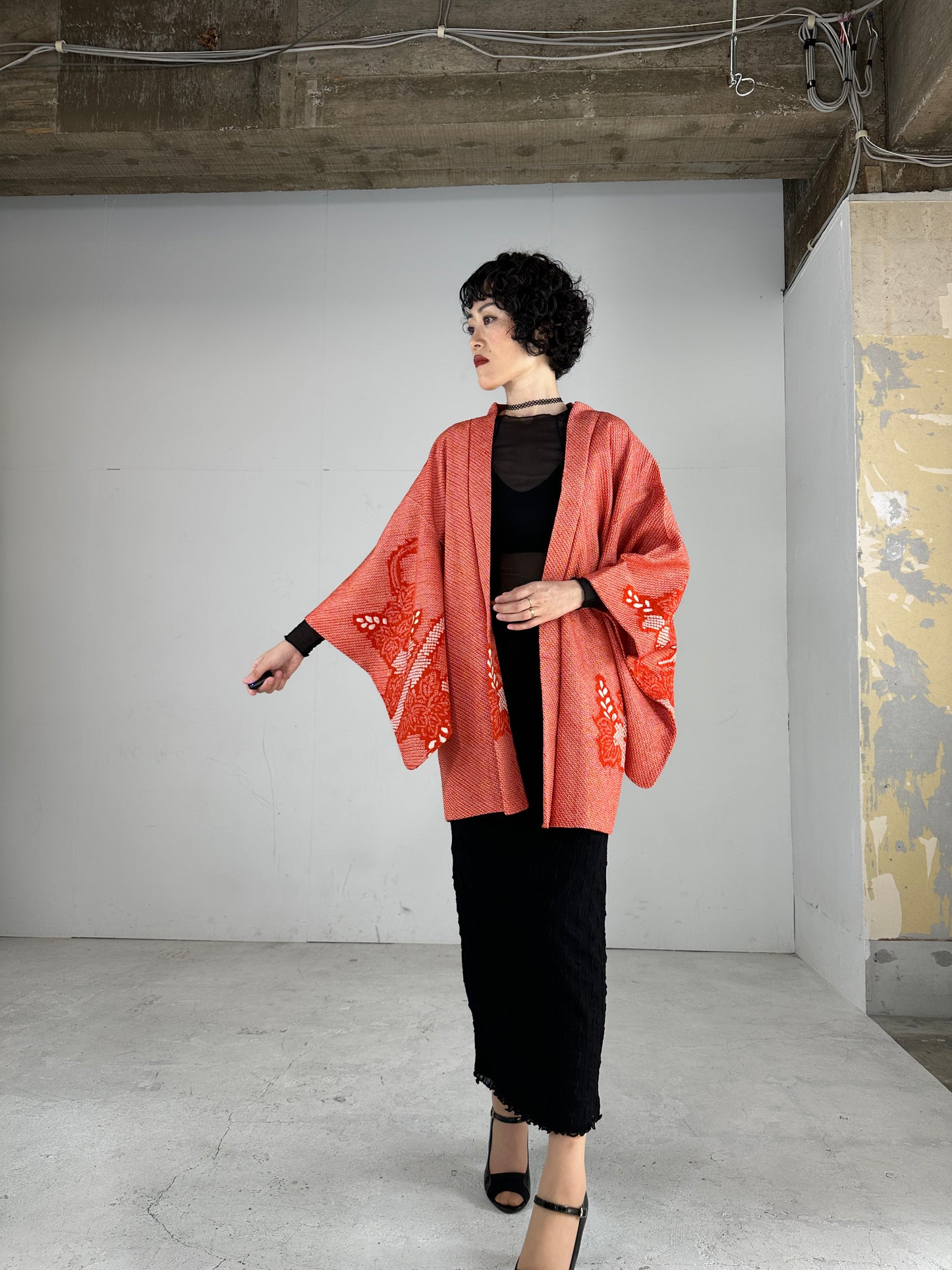 VINTAGE SHIBORI HAORI aka jyumoku