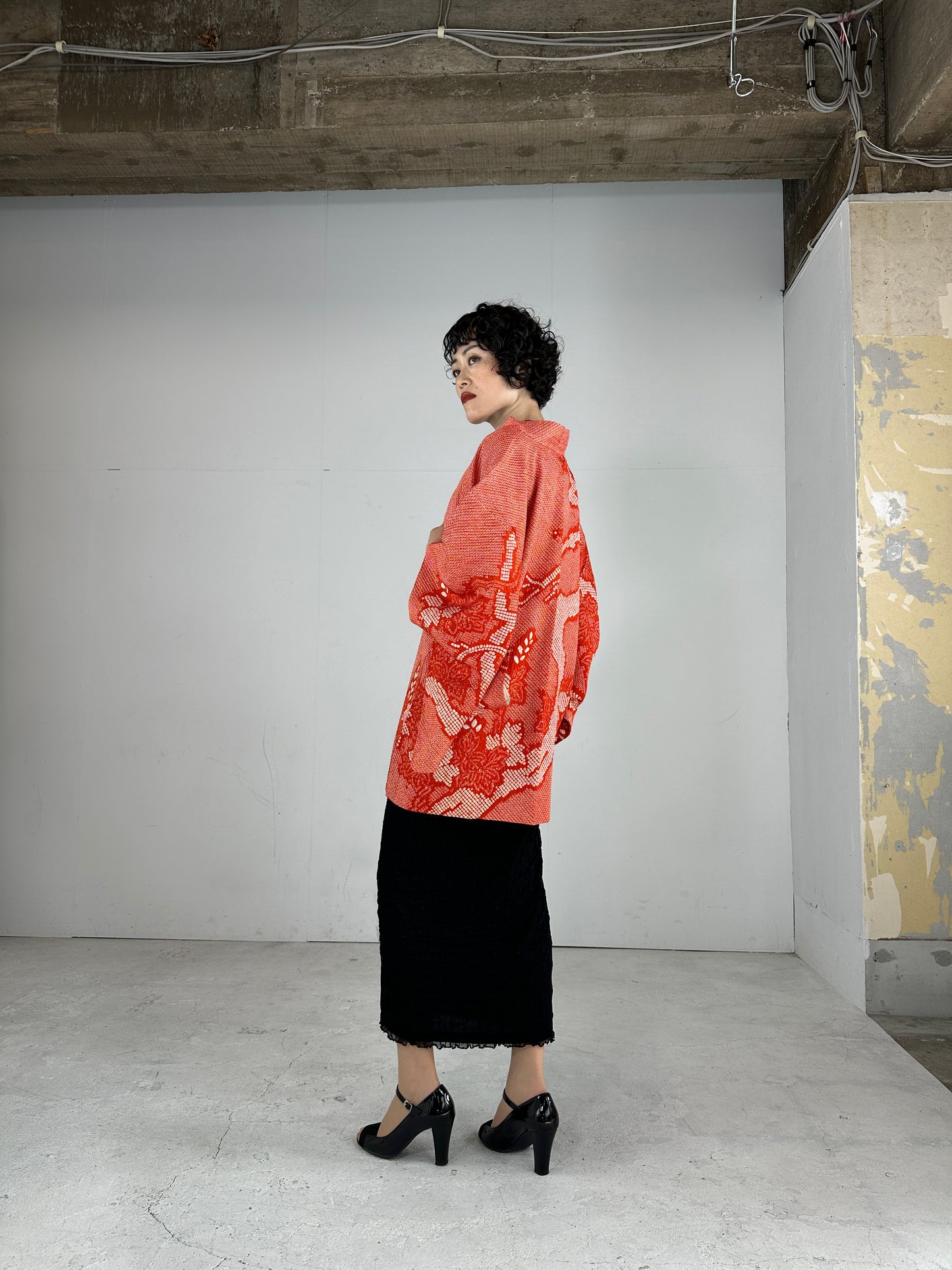 VINTAGE SHIBORI HAORI aka jyumoku