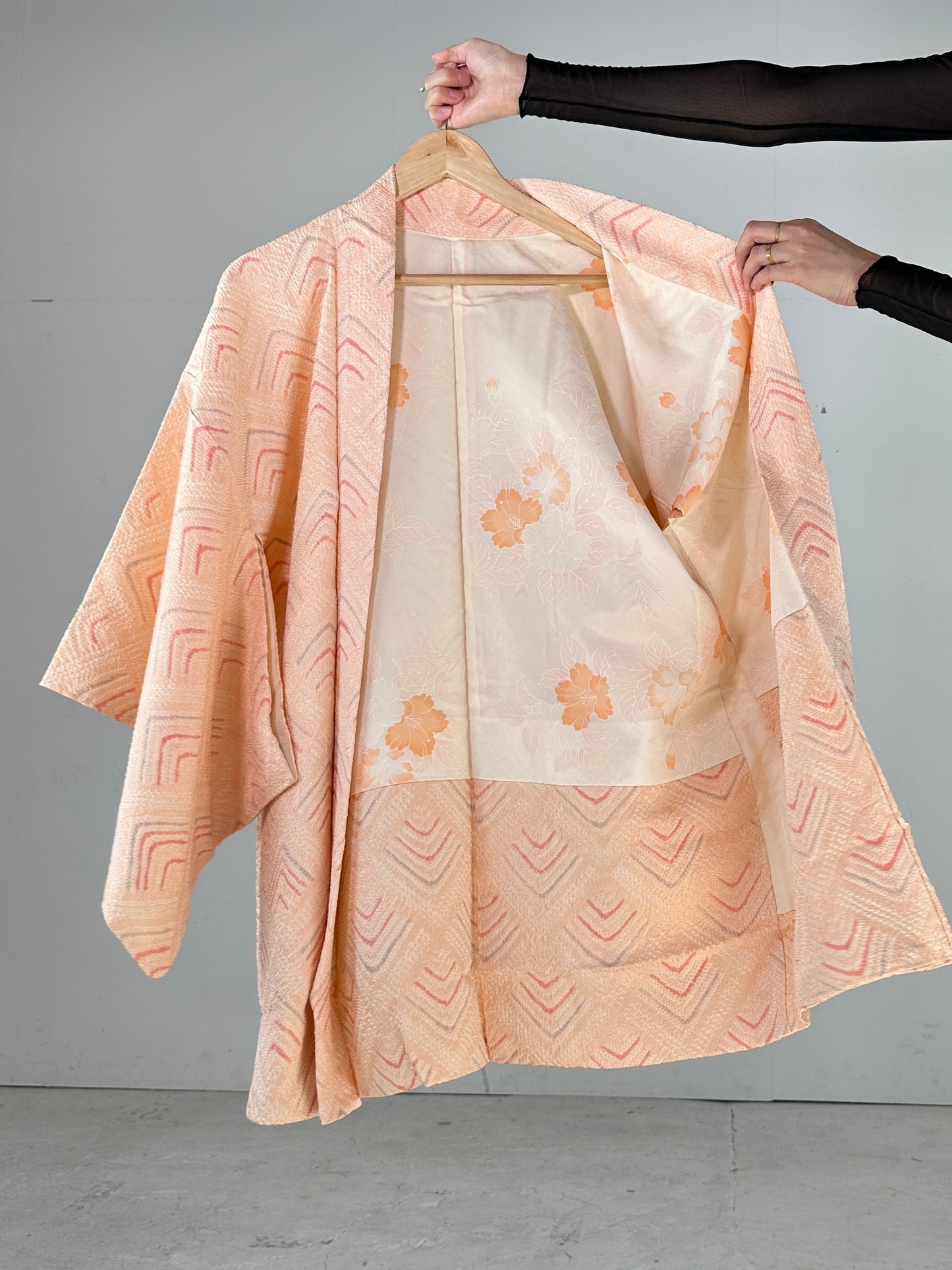 VINTAGE SHIBORI HAORI hishi