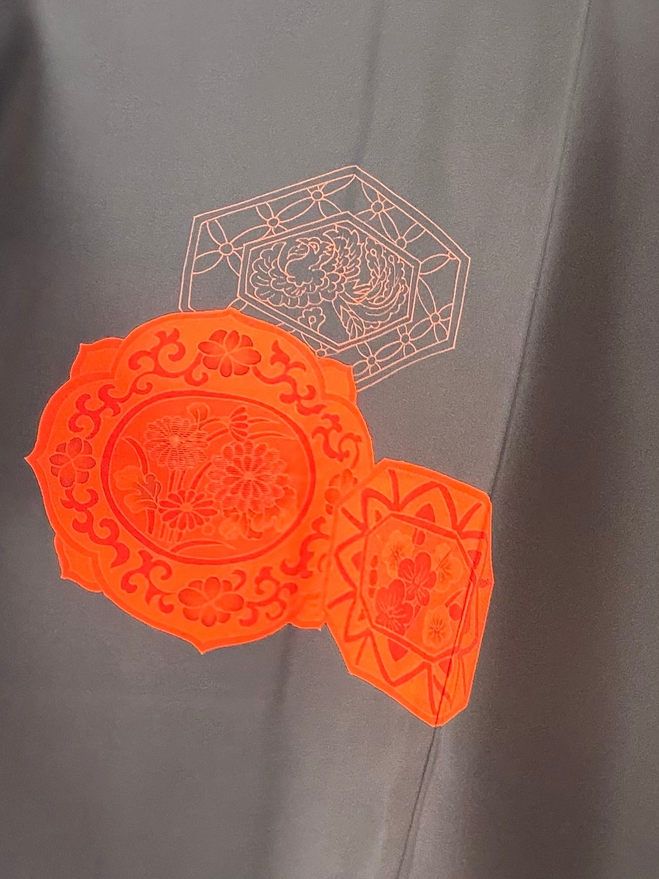 VINTAGE BLACK HAORI  "takarabako, BLK124"