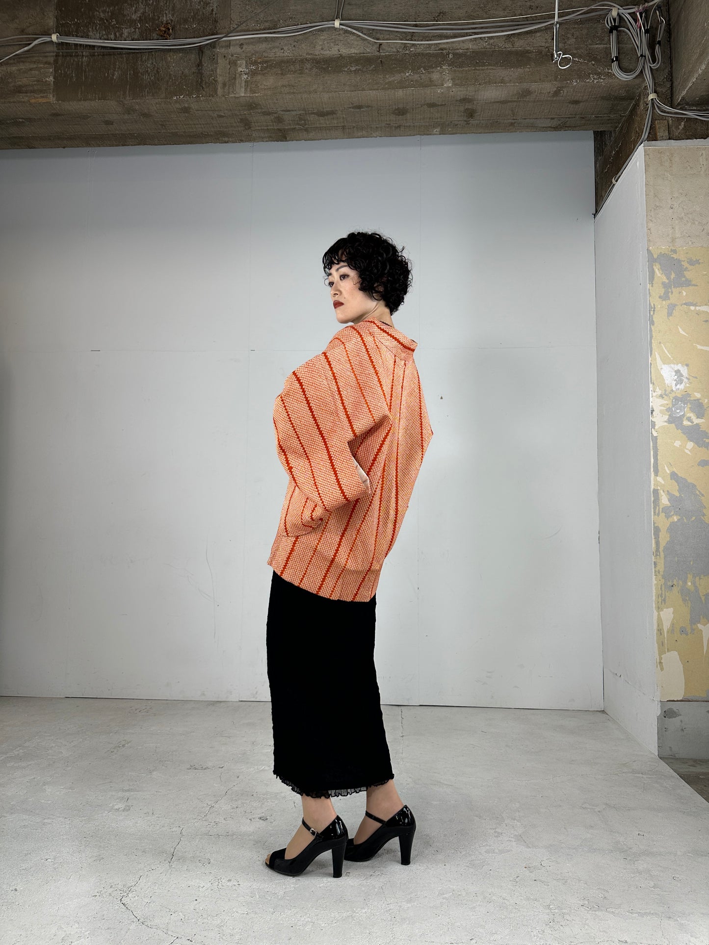 VINTAGE SHIBORI HAORI tatejima