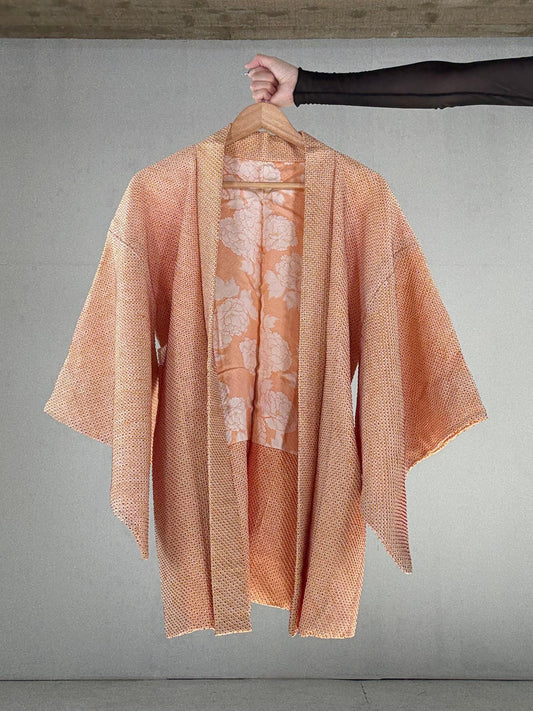 VINTAGE SHIBORI HAORI "kiro"