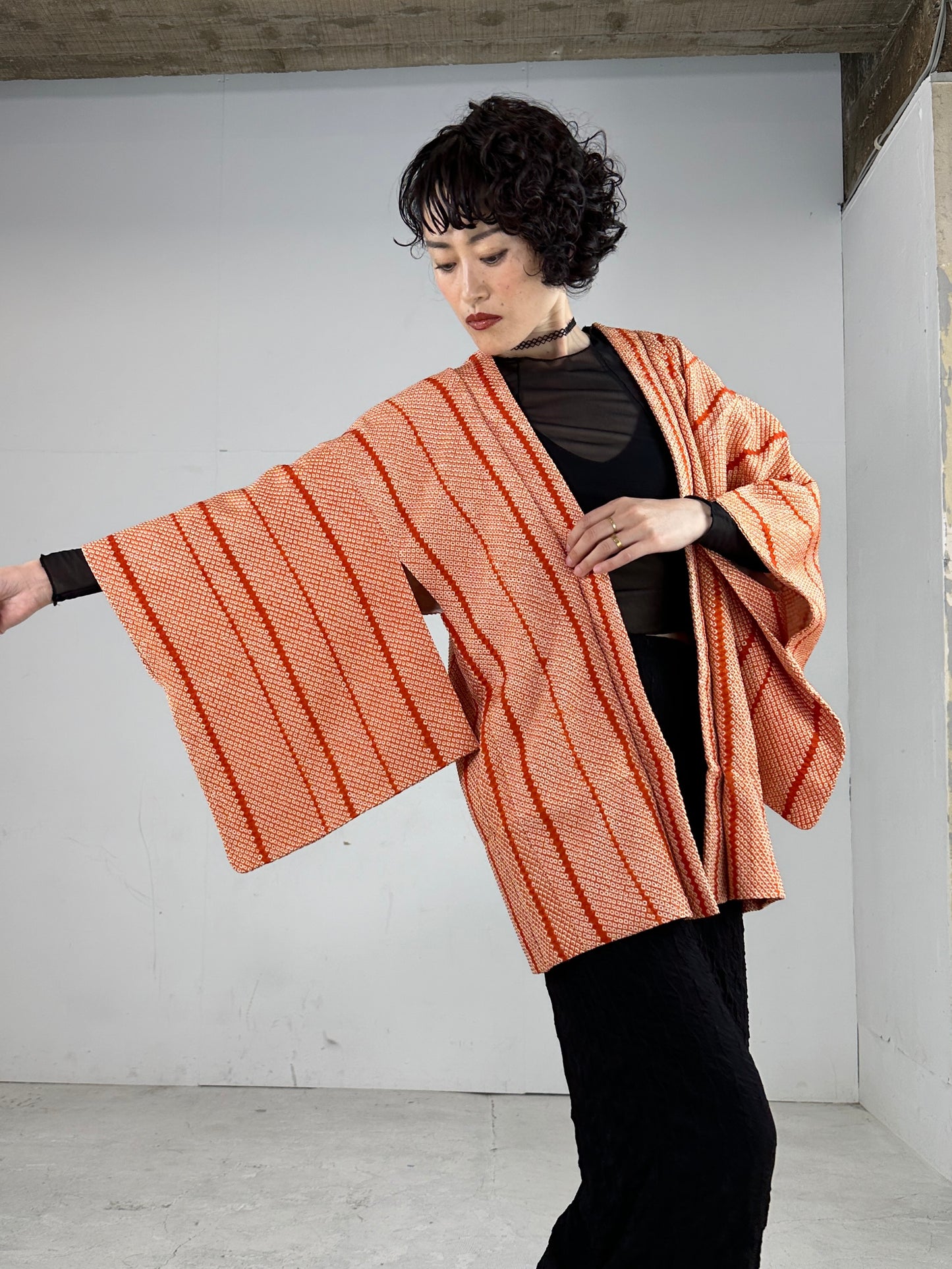 VINTAGE SHIBORI HAORI tatejima