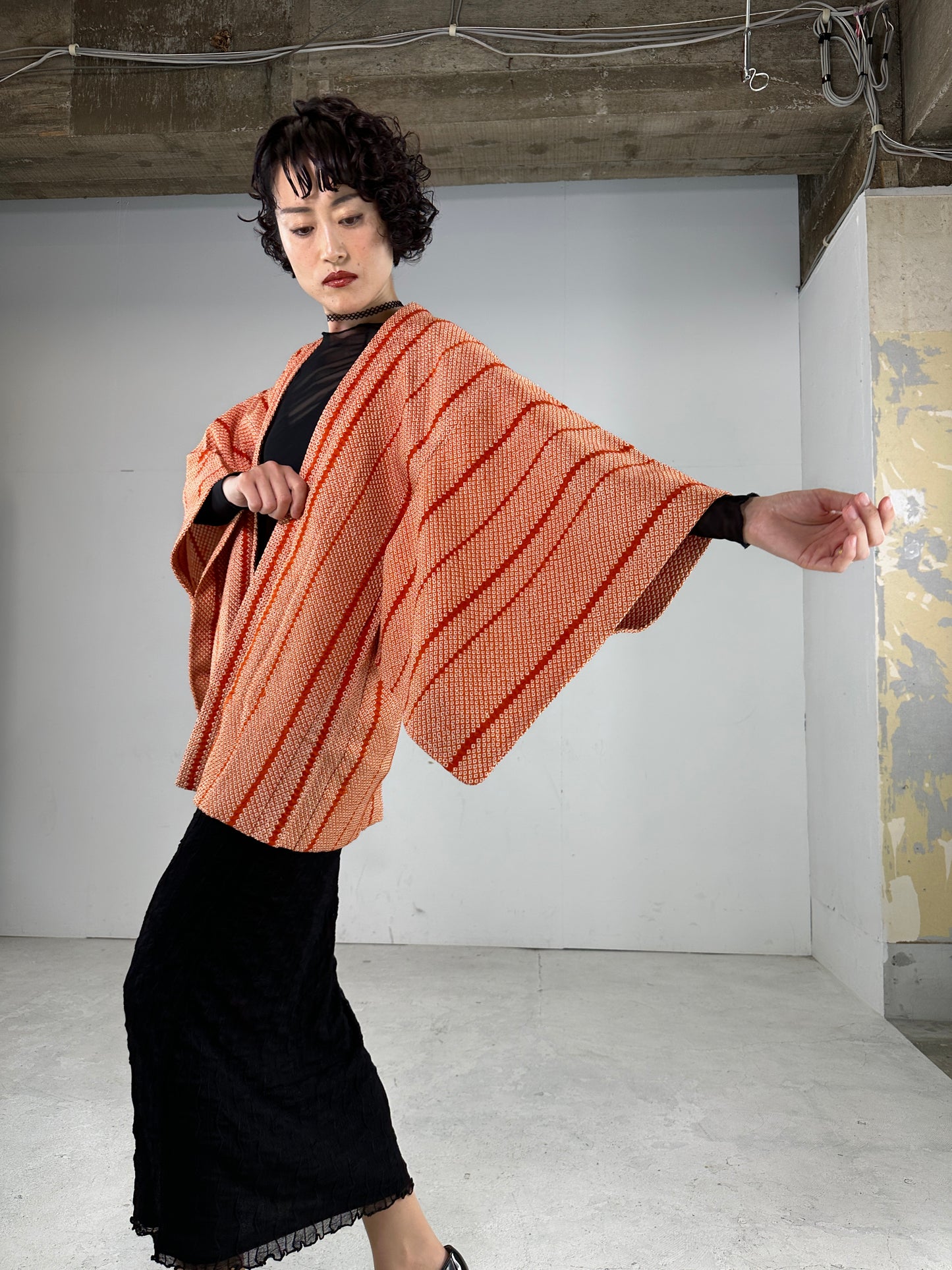 VINTAGE SHIBORI HAORI tatejima