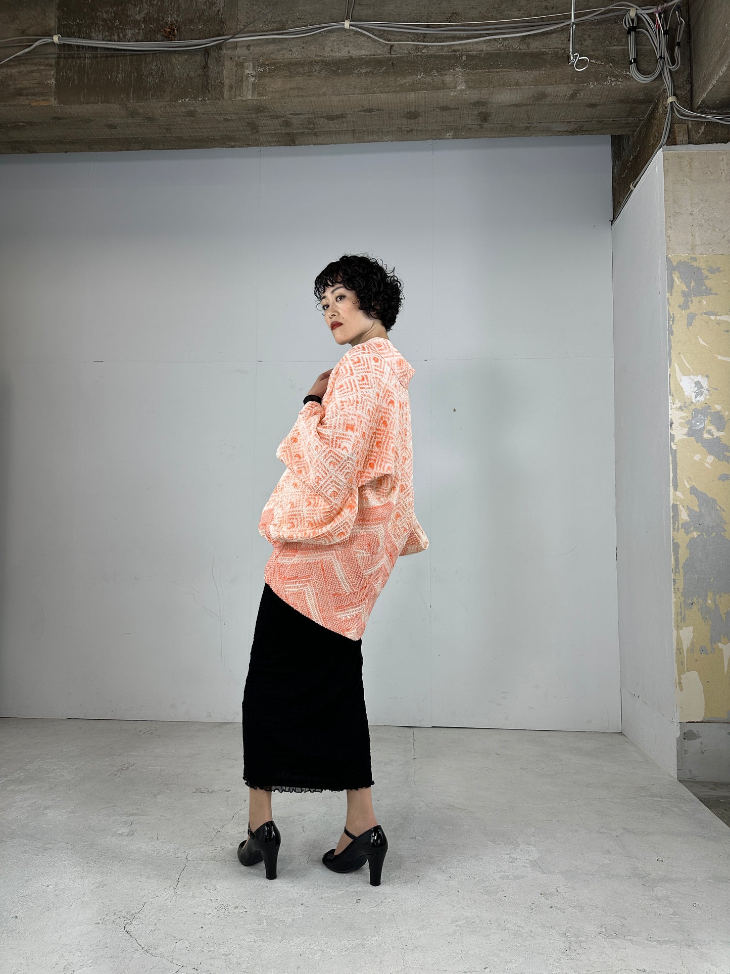 VINTAGE SHIBORI HAORI hikeshi