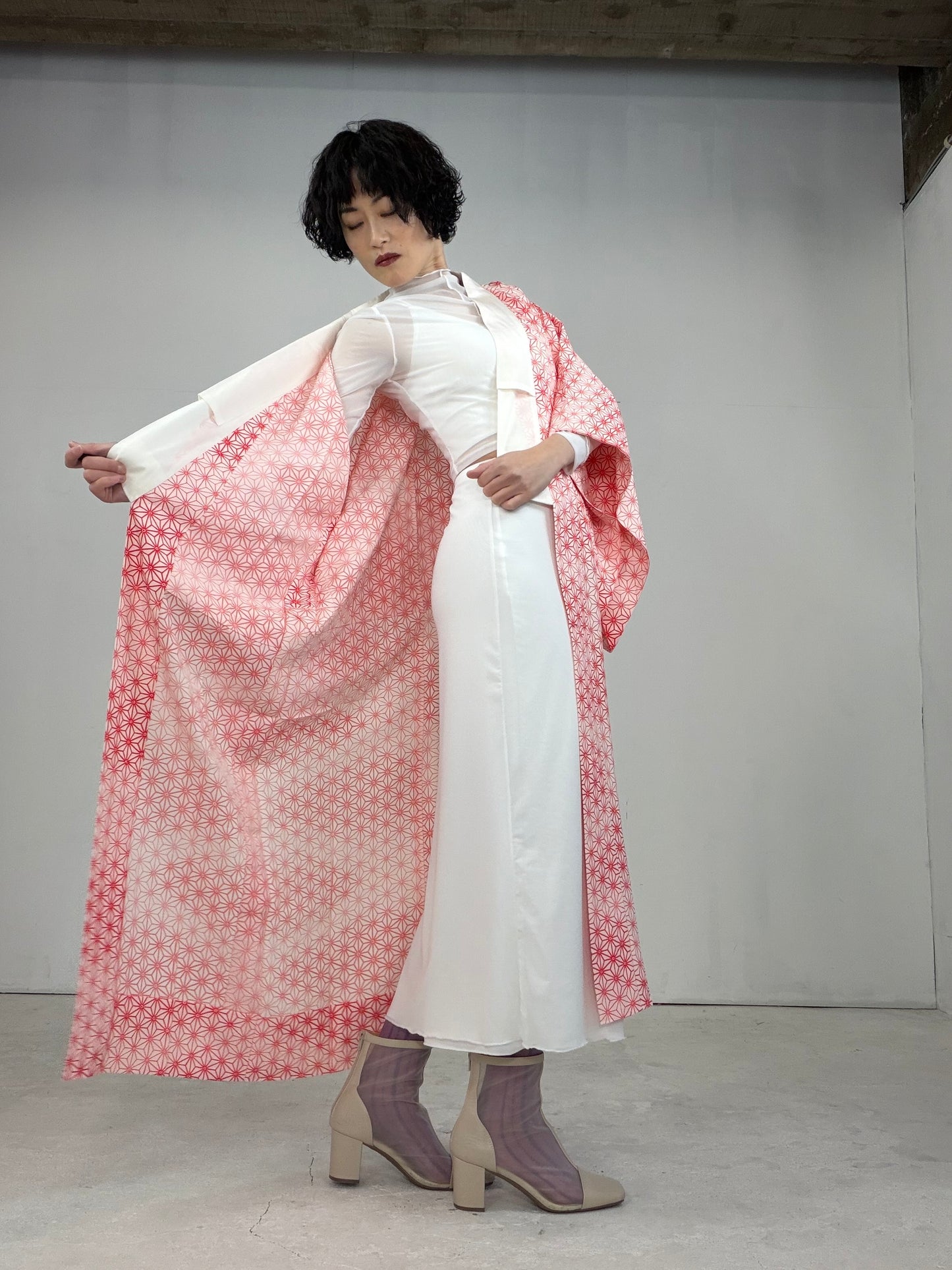 VINTAGE NAGAJYUBAN "asanoha, JUG002"