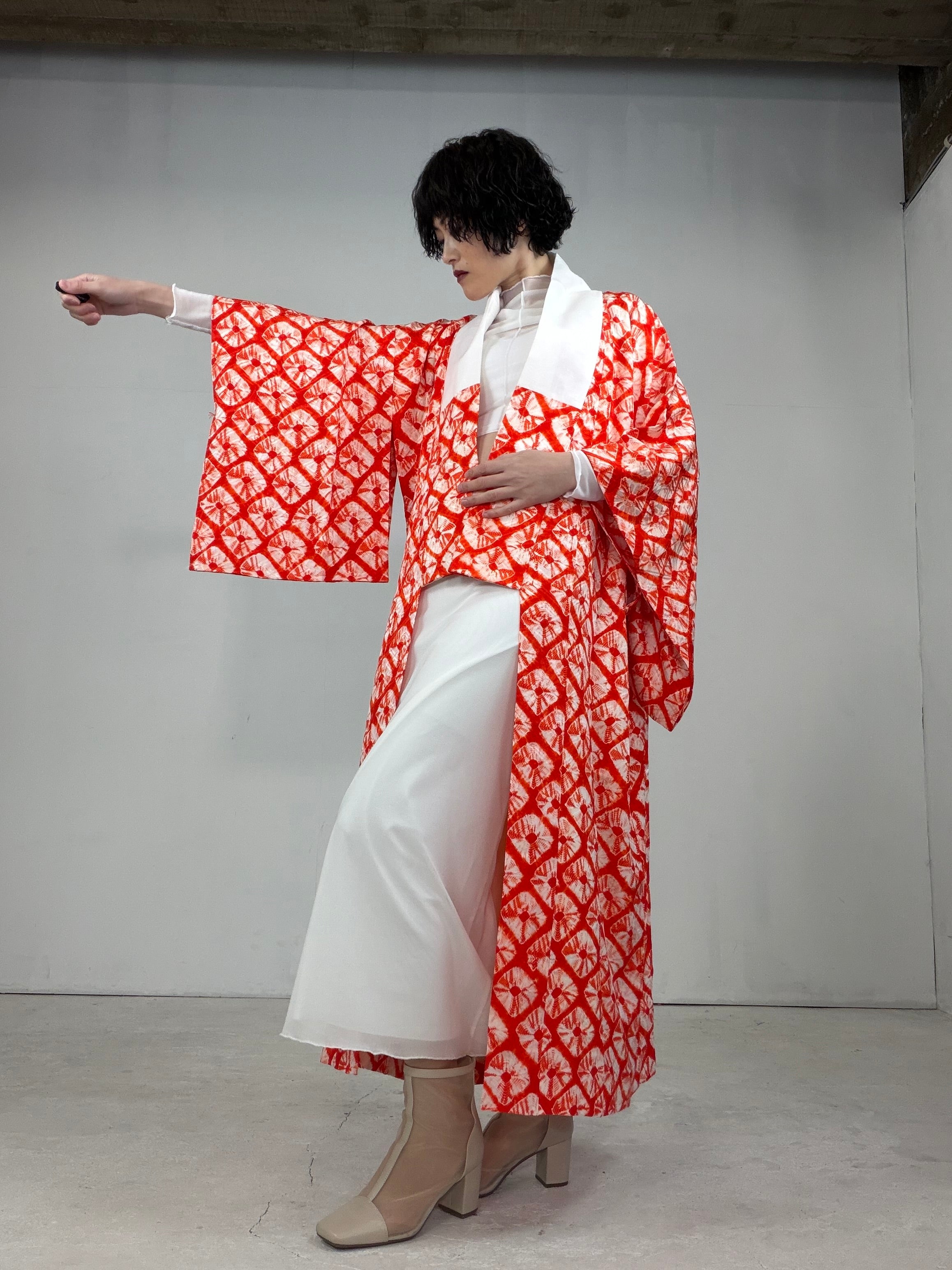 菓子 kinono DEAR VANILLA JAPANESE SILK UCHIKAKE WEDDING KIMONO WOMEN'S JAPAN