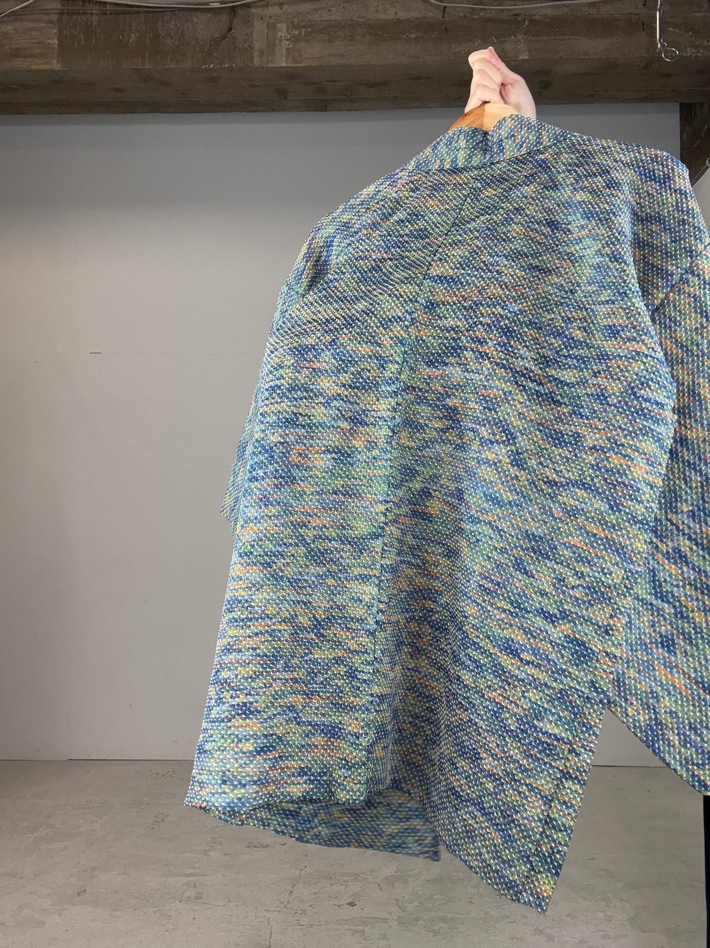 VINTAGE SHIBORI HAORI "blend pattern"