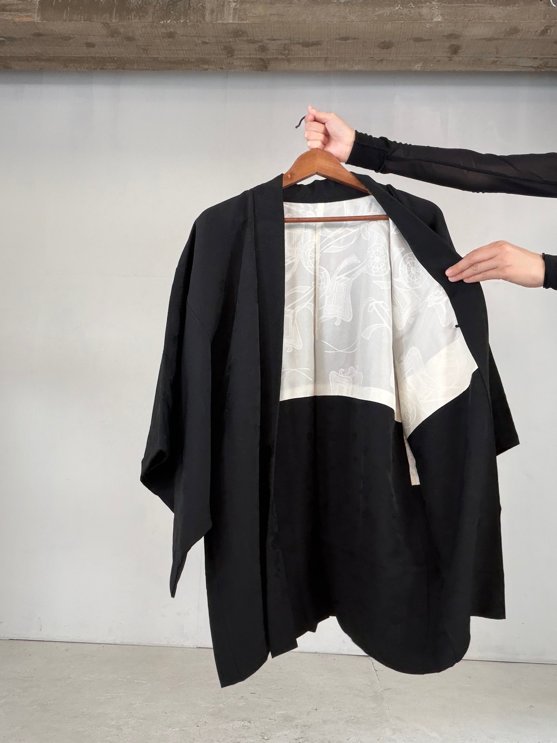 K*E様 MNMM HAORI / BLACK Size 1 Men's Japanese Kimono Haori, Coat