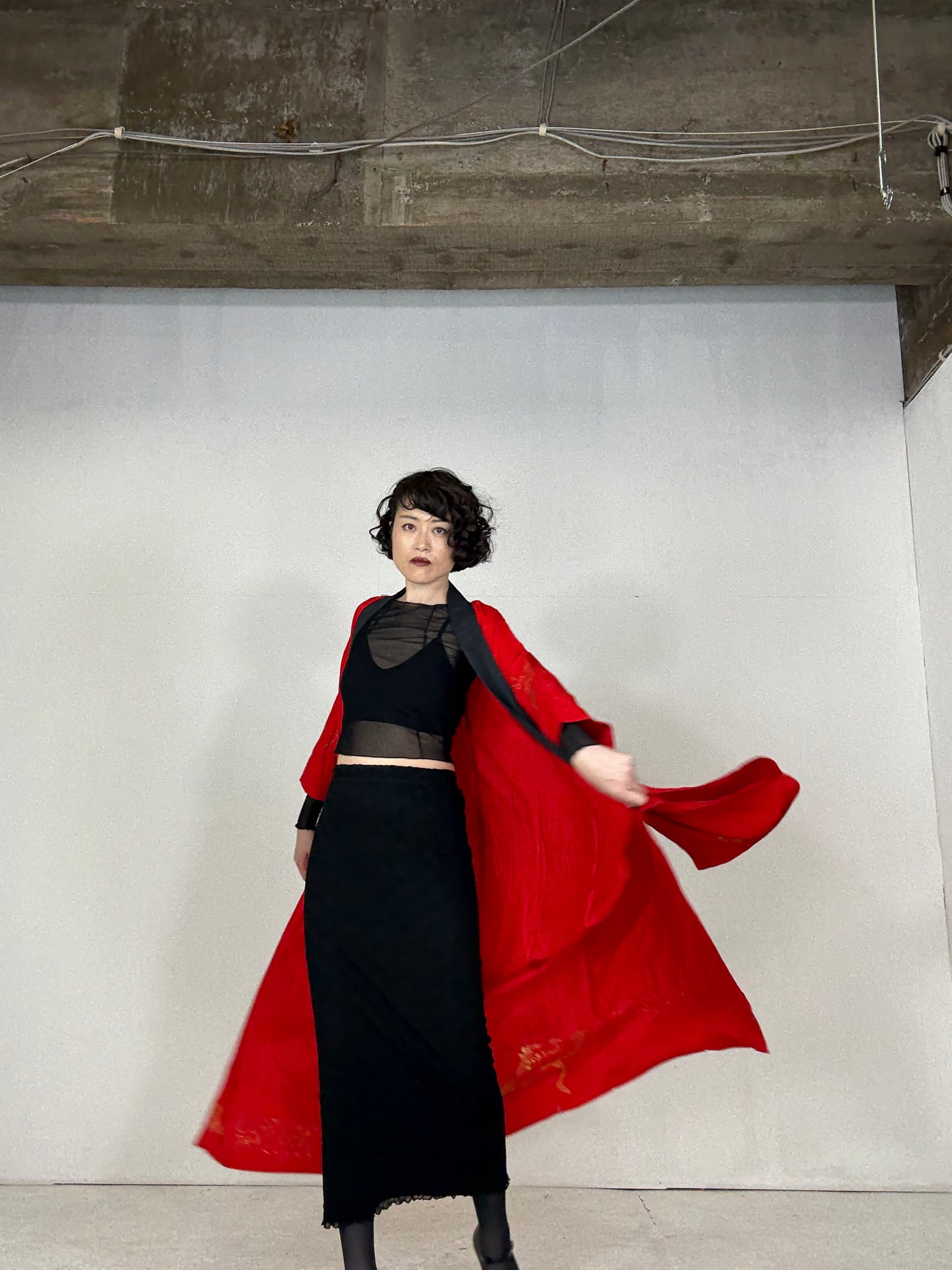 VINTAGE REPAIR NAGAJYUBAN  "RED, ERI, turu, gold"