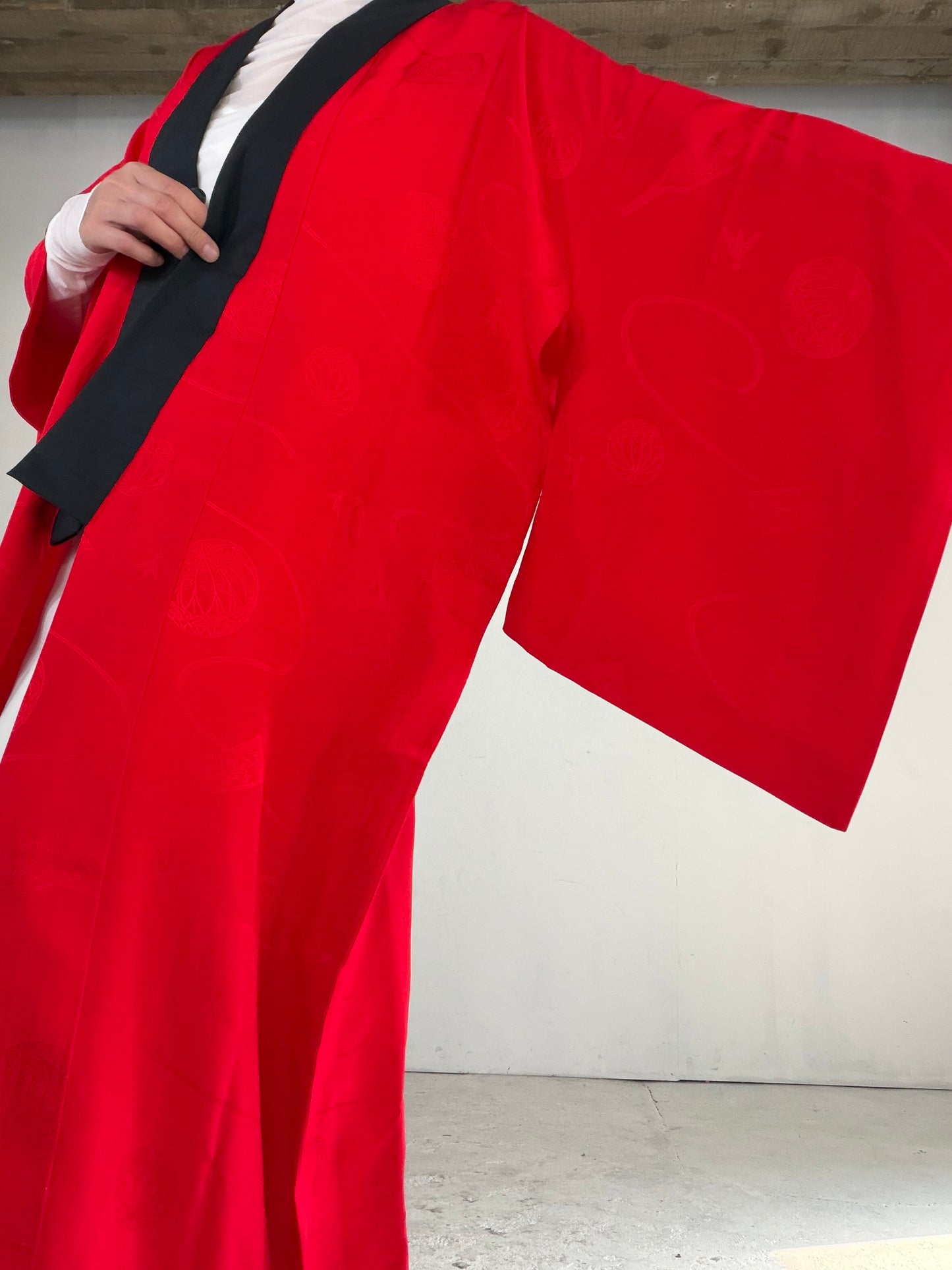 VINTAGE REPAIR NAGAJYUBAN  "RED, eri-repair, JUG028"