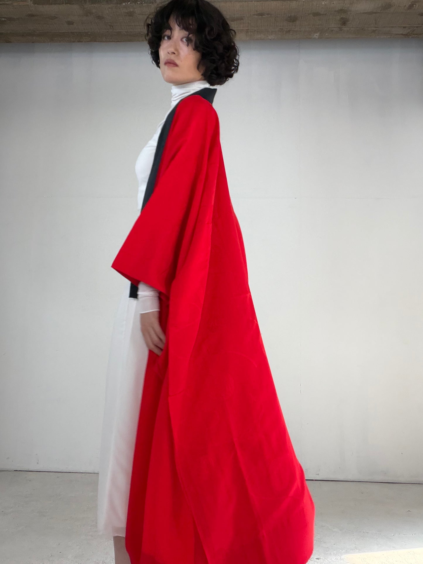 VINTAGE REPAIR NAGAJYUBAN  "RED, eri-repair, JUG028"