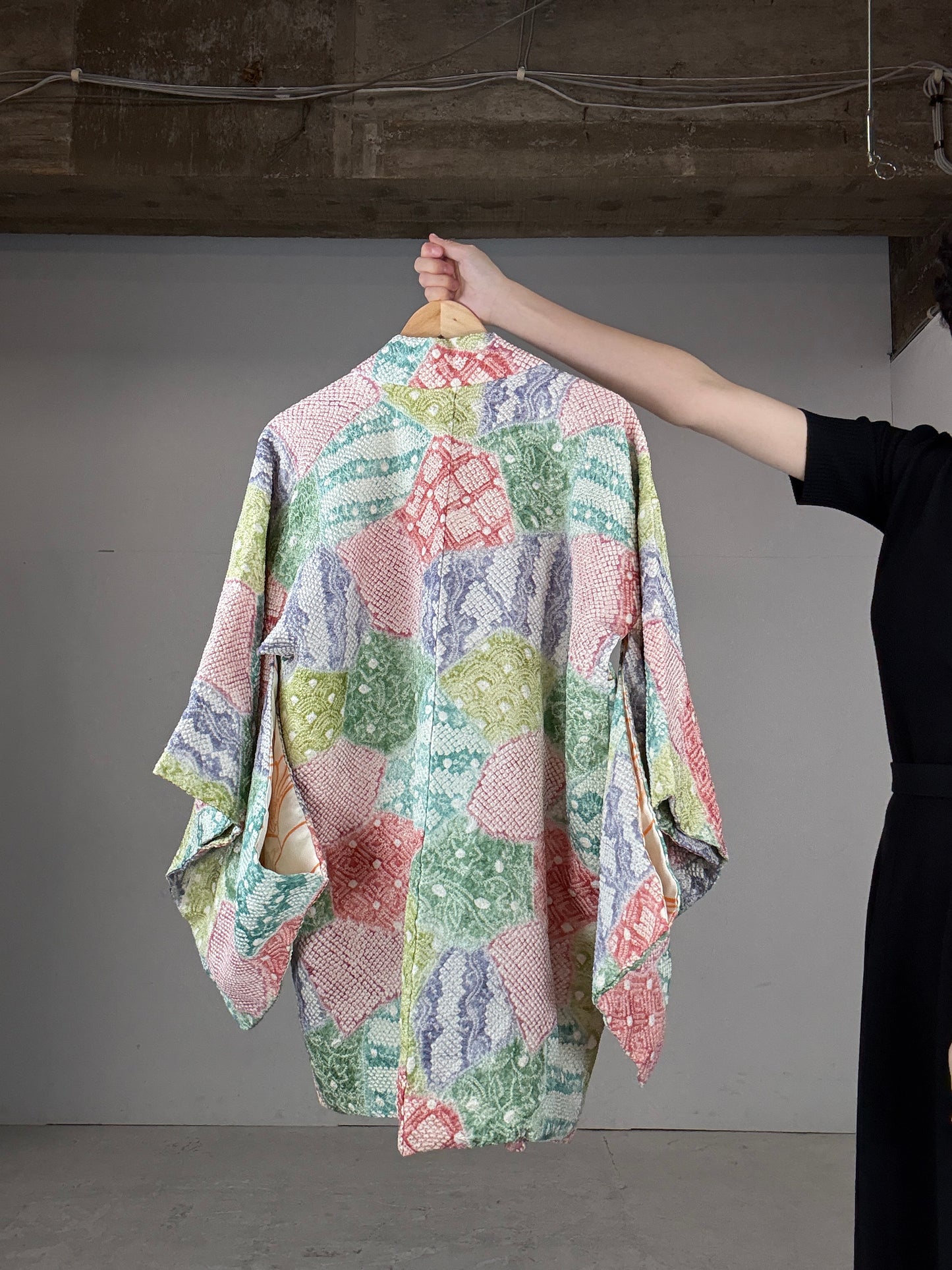 VINTAGE SHIBORI HAORI "mix"