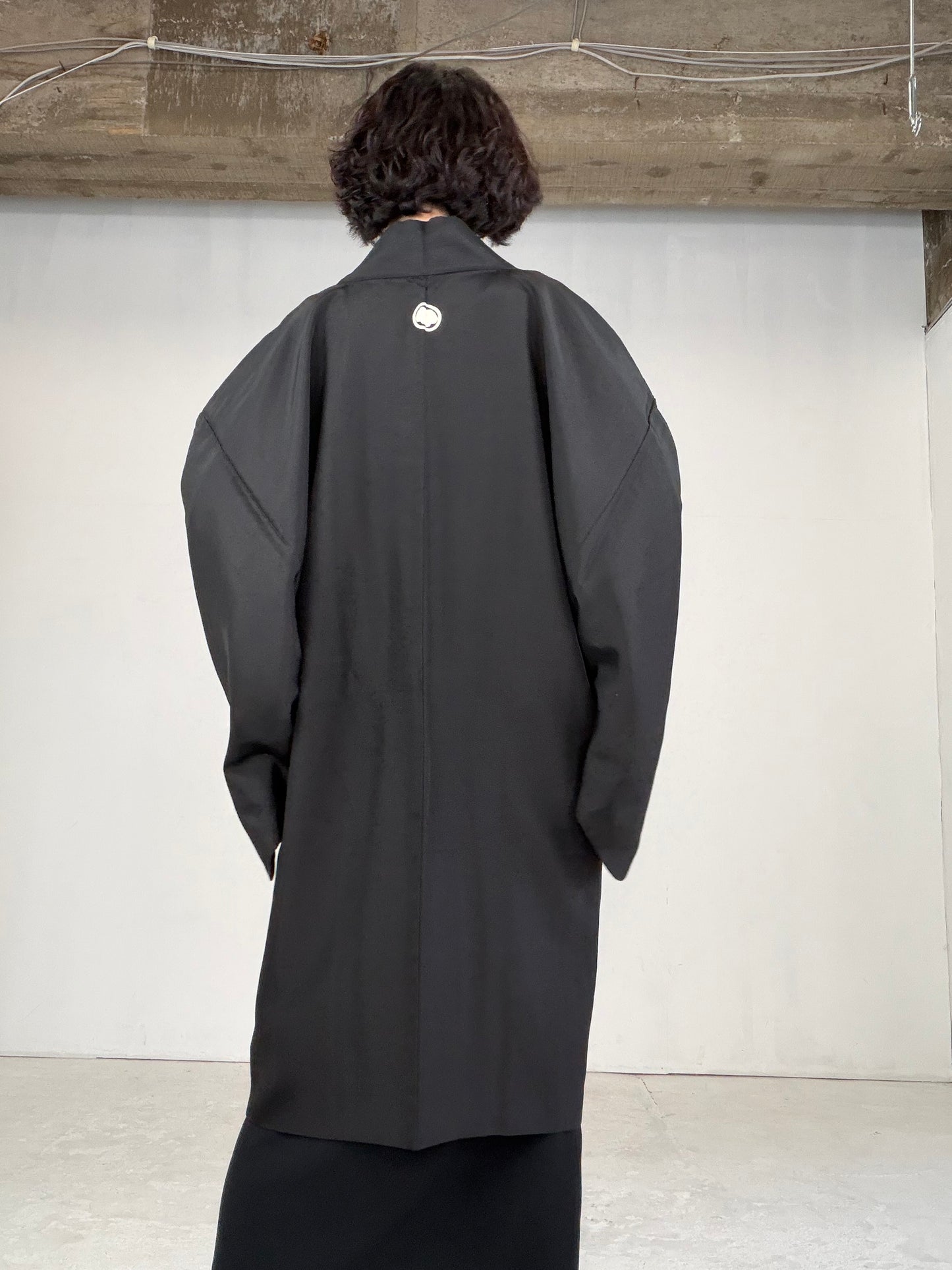 VINTAGE KUROMONTSUKI HAORI "tiger, KUR103" *damage