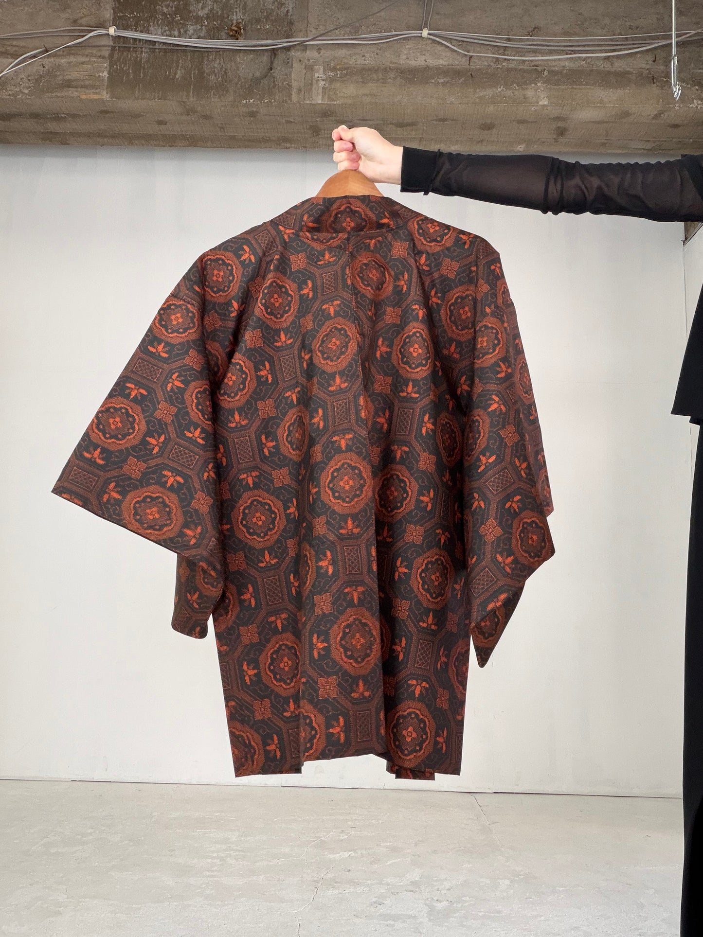 VINTAGE KAWAII HAORI "brown, KAW109"