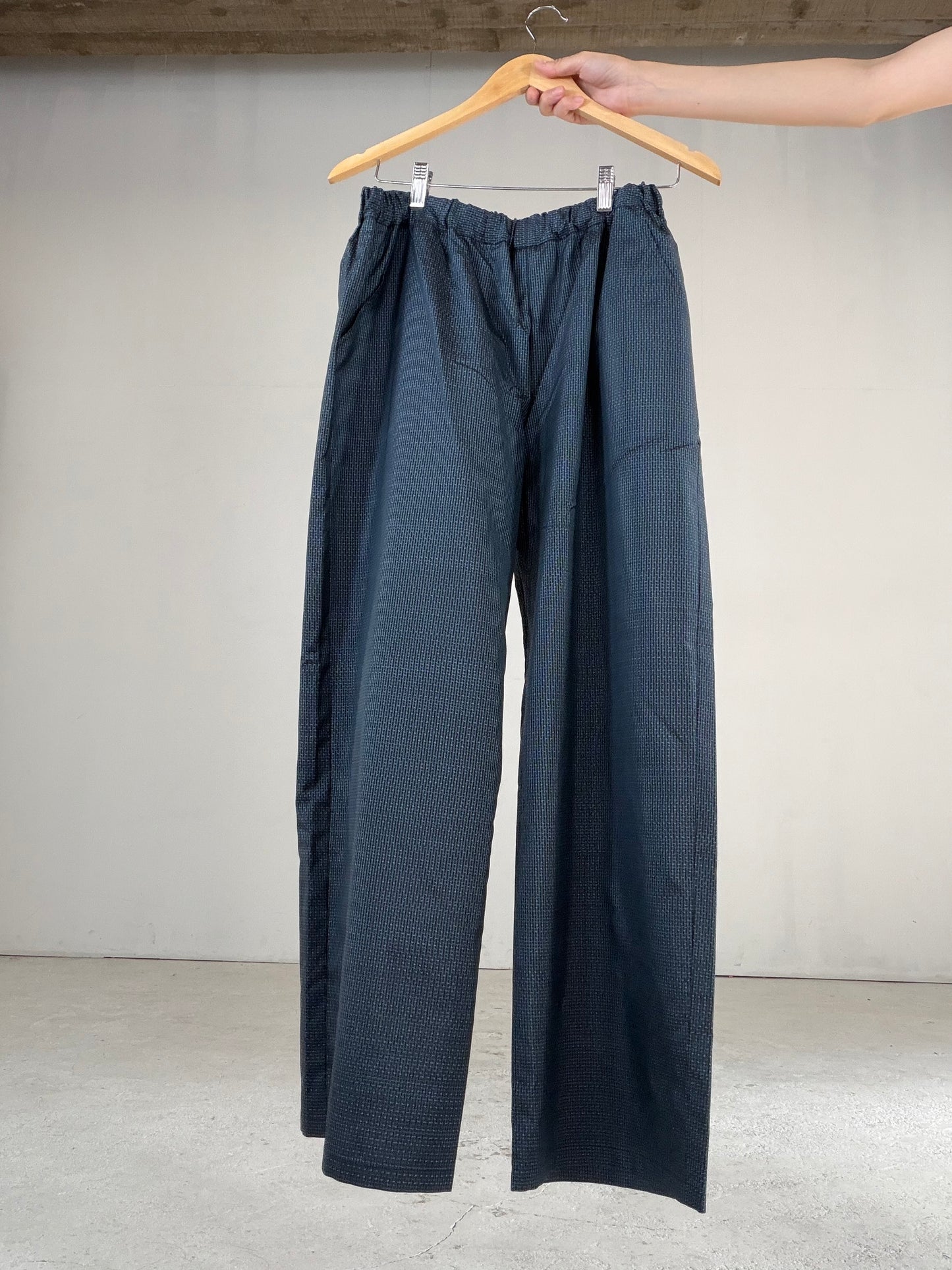 Vintage Oshima Tsumugi Haori & Kimono Pants Set "ASB013" — Upcycled from Japanese Kimono