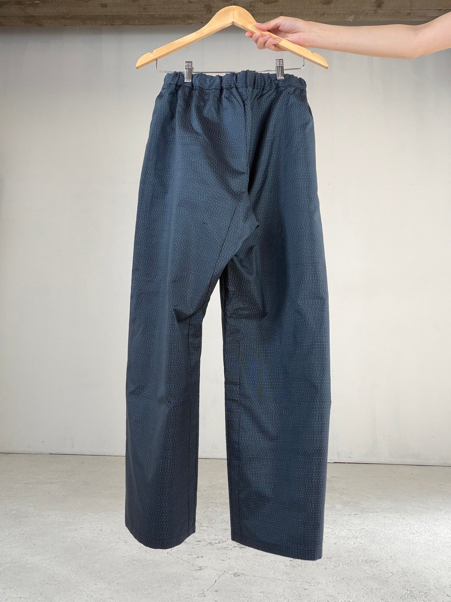 Vintage Oshima Tsumugi Haori & Kimono Pants Set "ASB013" — Upcycled from Japanese Kimono