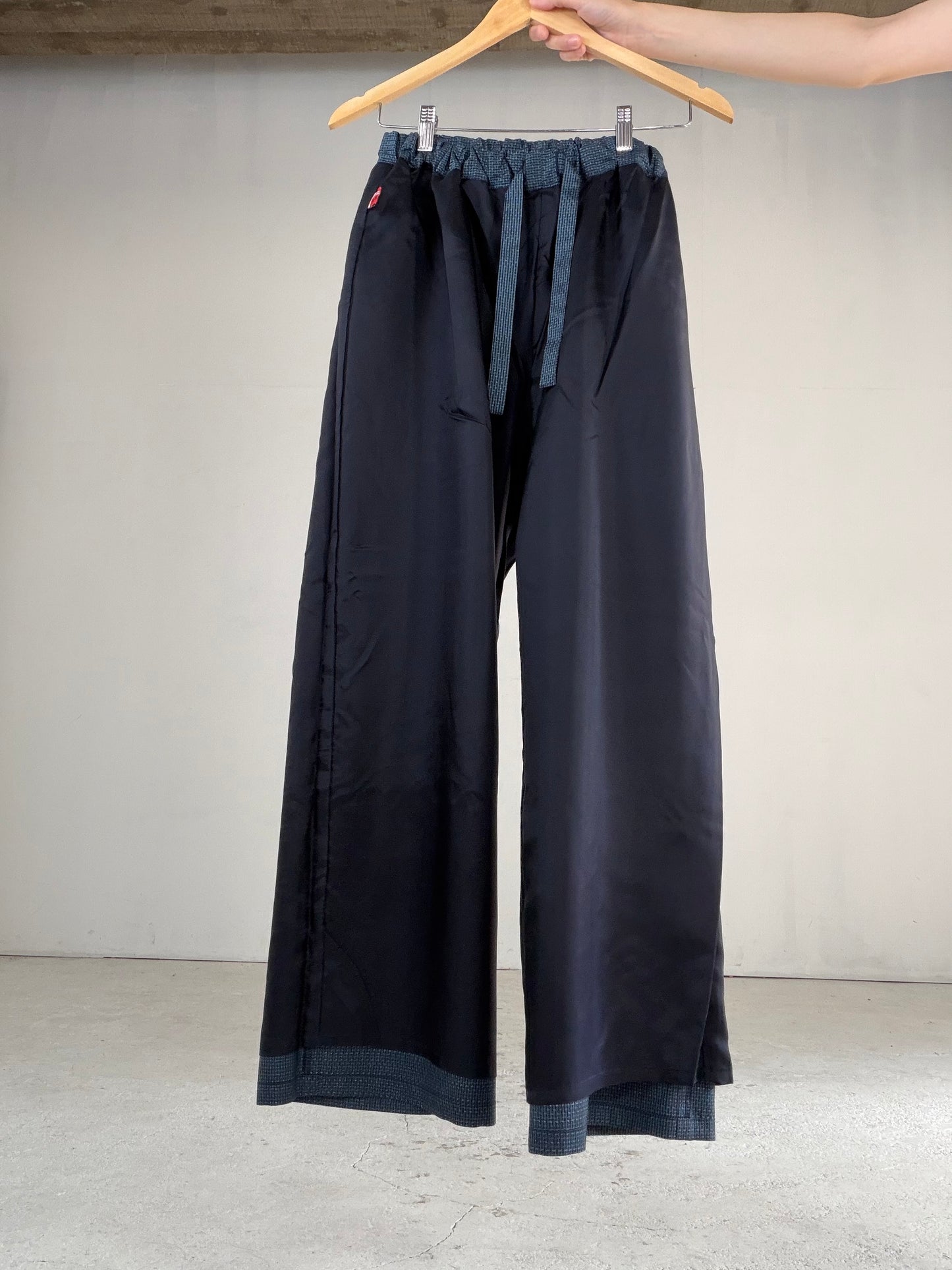 Vintage Oshima Tsumugi Haori & Kimono Pants Set "ASB013" — Upcycled from Japanese Kimono