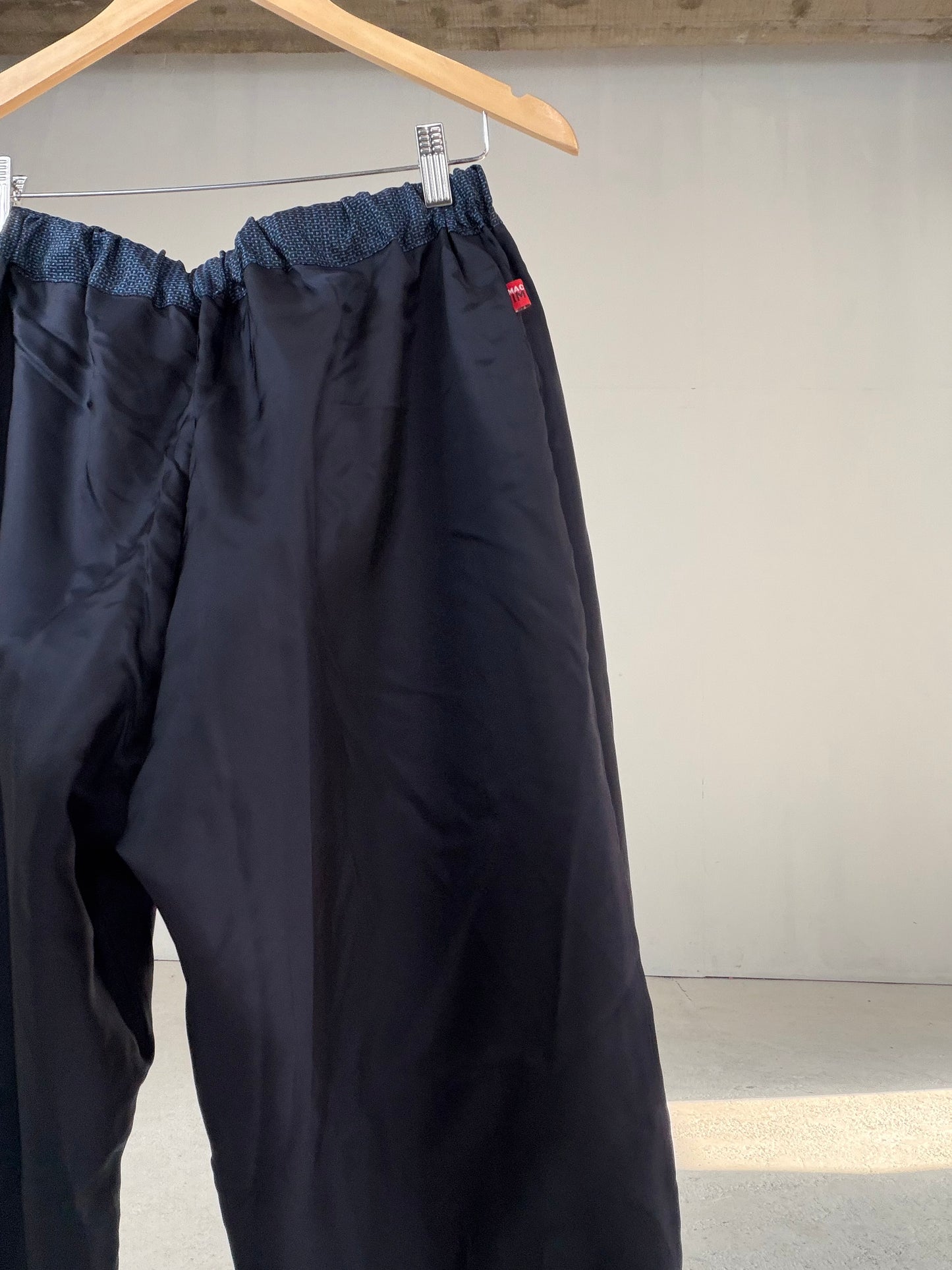 Vintage Oshima Tsumugi Haori & Kimono Pants Set "ASB011" — Upcycled from Japanese Kimono