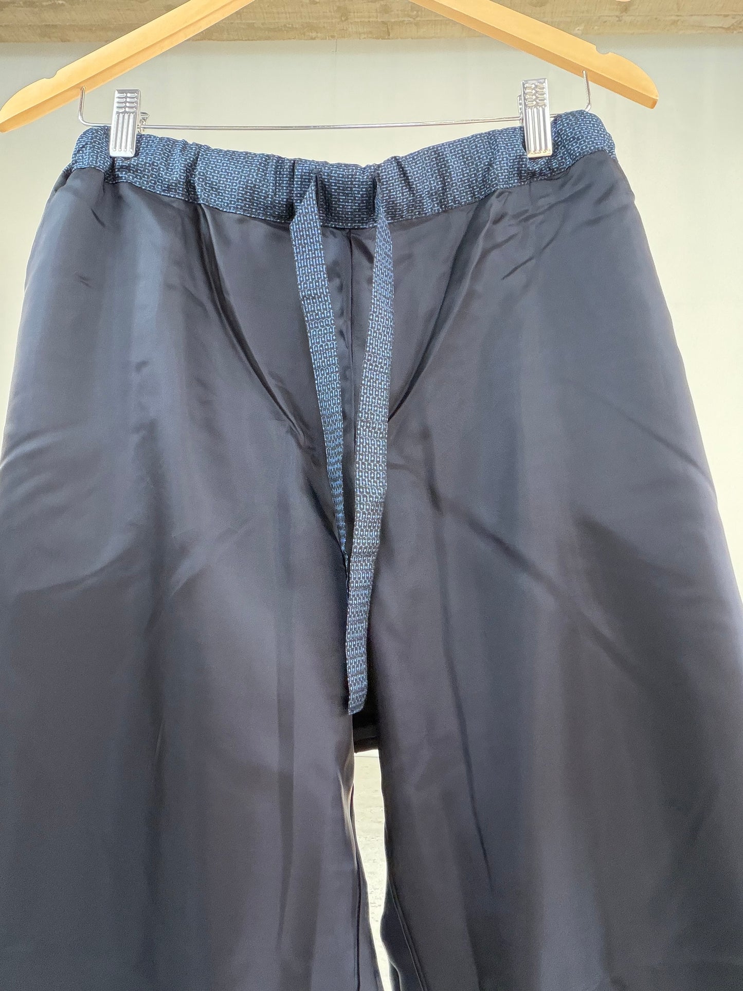 Vintage Oshima Tsumugi Haori & Kimono Pants Set "ASB011" — Upcycled from Japanese Kimono